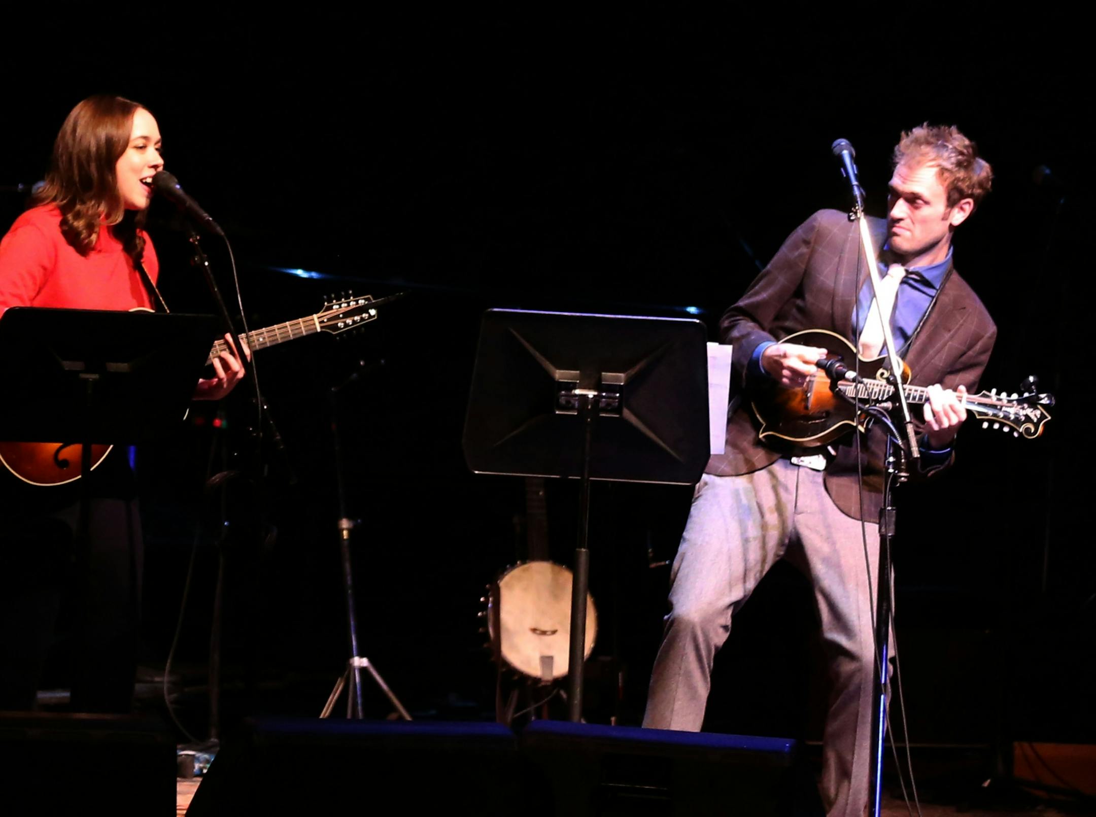 "A Prairie Home Companion," the first show with new host Chris Thile and the house band the First-Call Radio Players at the Fitzgerald Theater Saturday, Oct. 15, 2016, in St. Paul, MN.