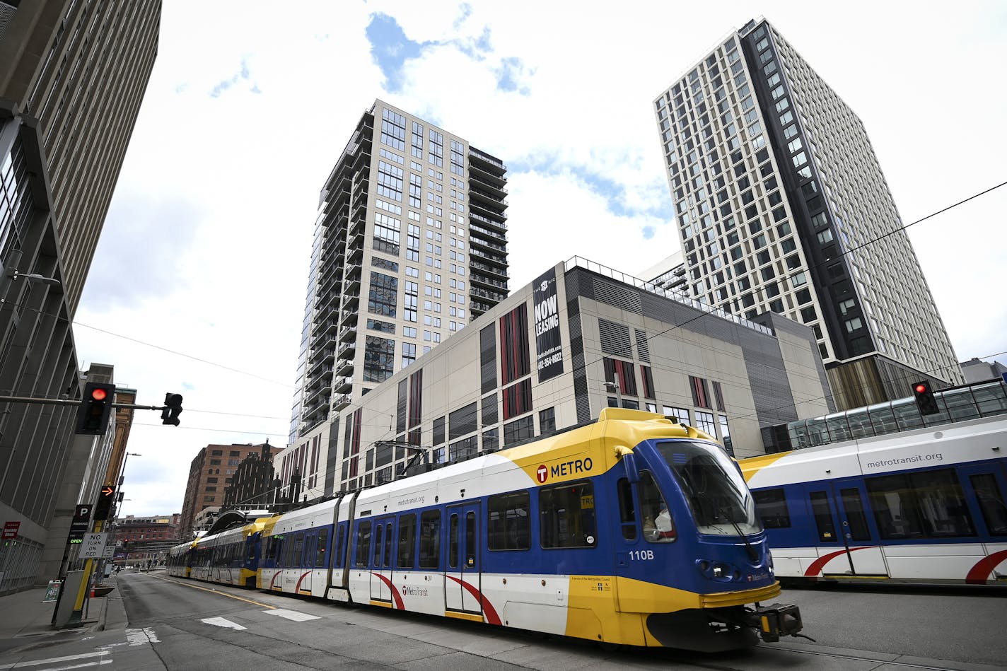 A light rail train departed Thursday from the platform at 5th Street and Nicollet Mall in Minneapolis, where a TV anchor was assaulted this week.