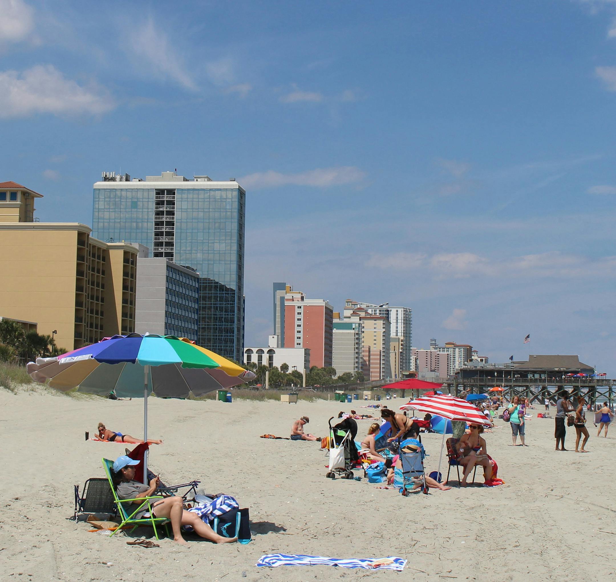 For many visitors, downtown -- with its beach, hotels, restaurants, shops and SkyWheel -- is Myrtle Beach. And they aren't wrong...but there's so much more. (Alan Solomon/Chicago Tribune/TNS)