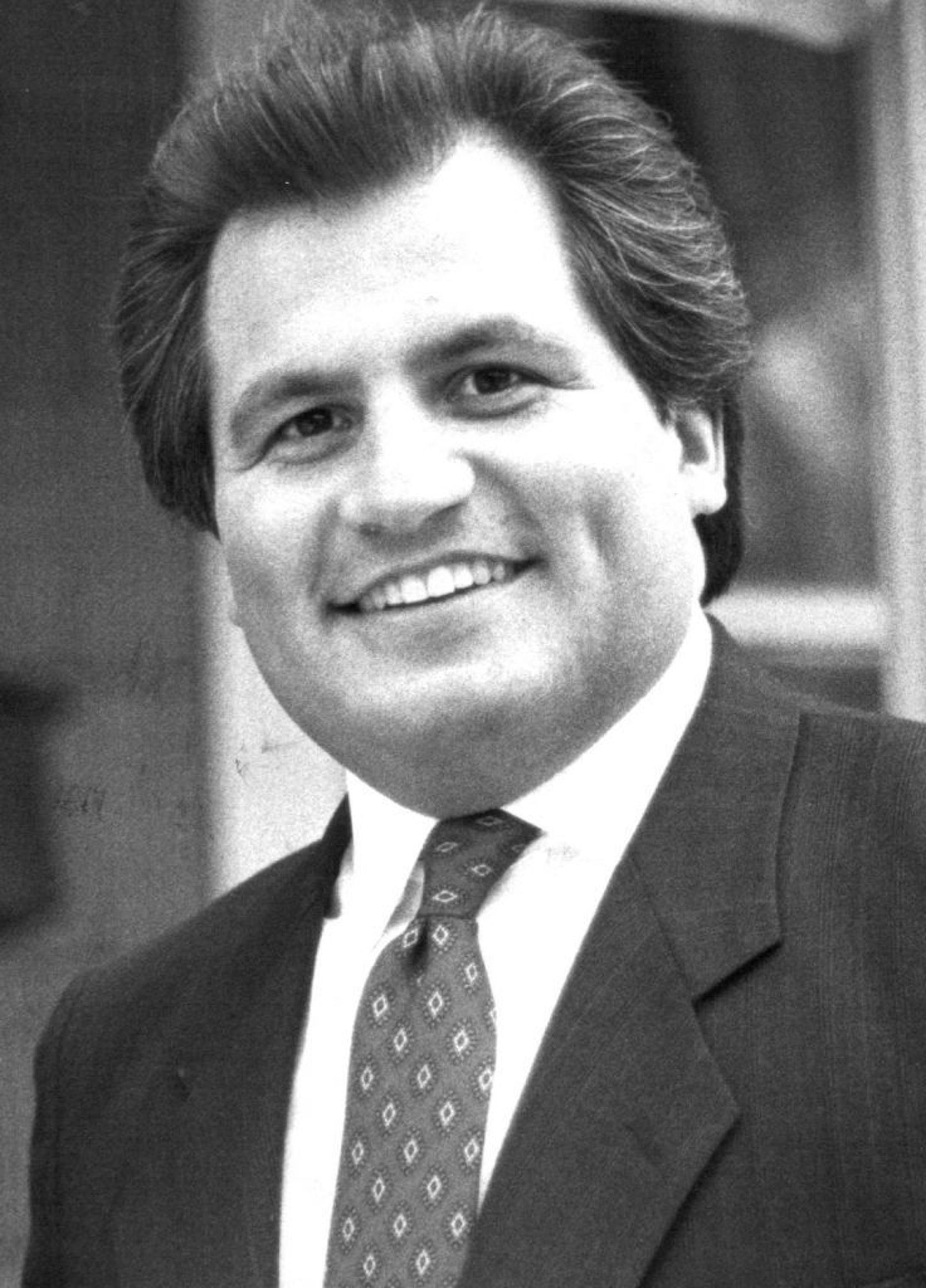 A photo of Al Garcia in 1991, when he was a member of the Mayor's Hispanic Advisory Council. He died Saturday at age 56.