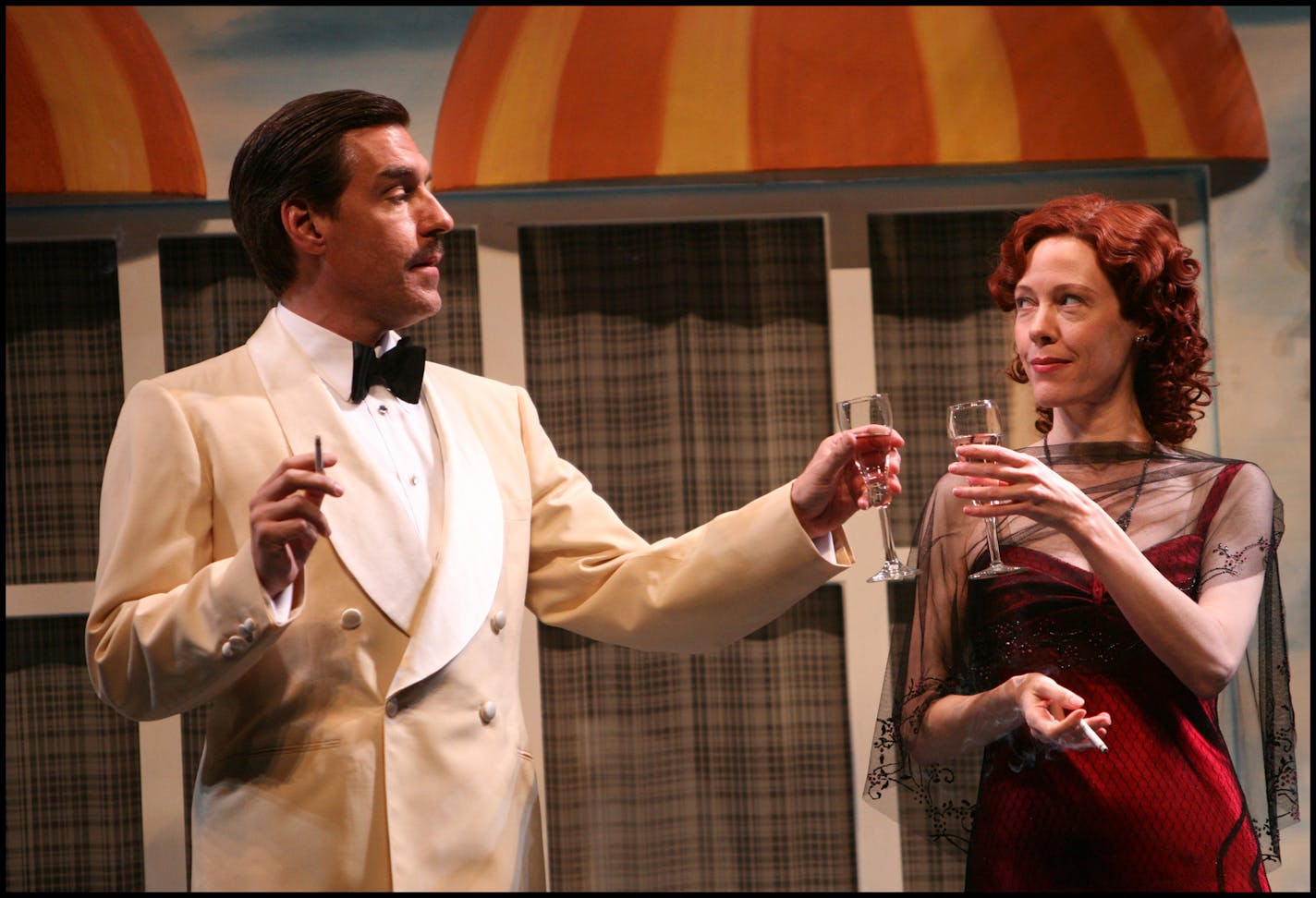 Stephen Pelinski and Veanne Cox headlined the Guthrie's 2007 production of "Private Lives," the Noël Coward comedy that will be revived in September.