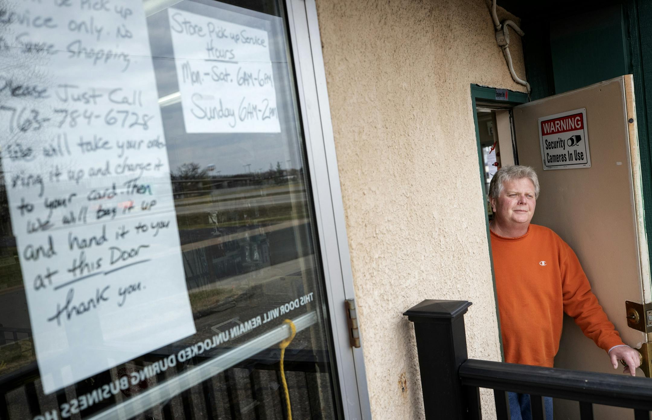 Vados Bait & Tackle co-owner Greg Fisher. Vados Bait & Tackle in Spring Lake Park is offering Curb Side Only Pick Up for customers.