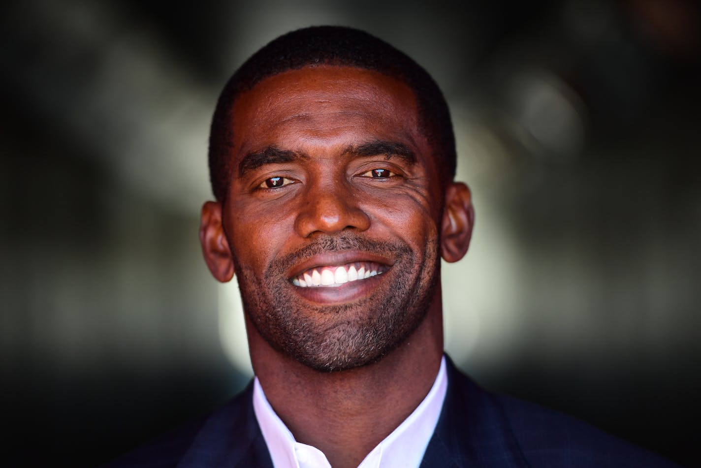 Los Angeles, CA - August 13, 2016 - LA Coliseum: Portrait of Randy Moss for Monday Night Countdown
(Photo by Scott Clarke / ESPN Images)