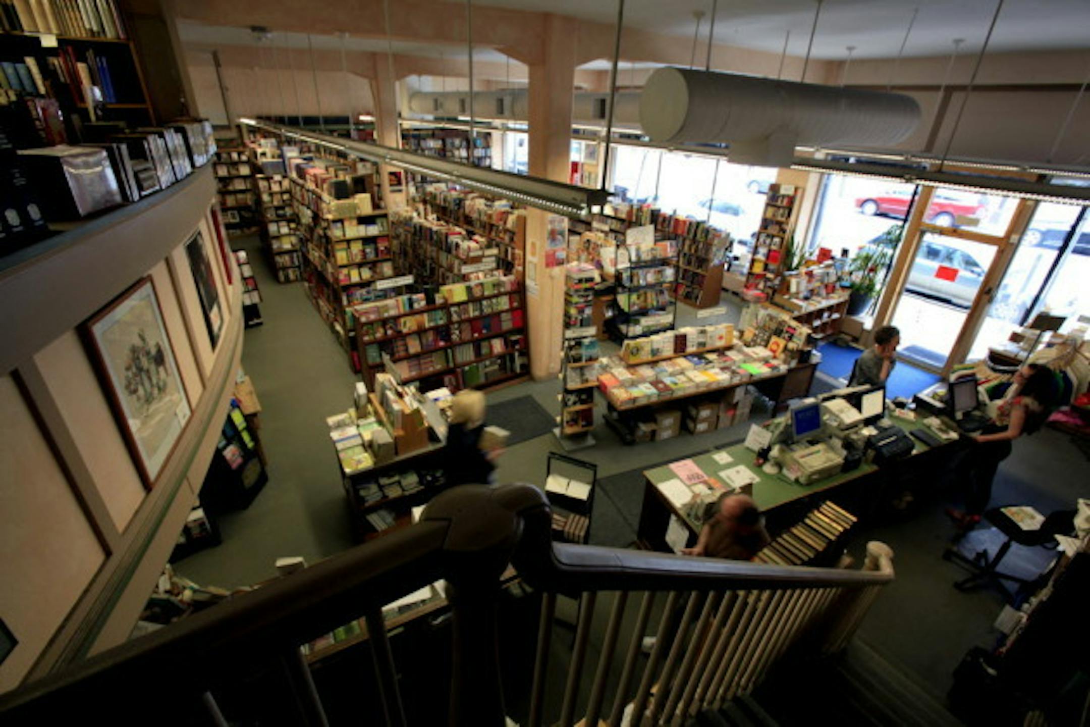 Magers & Quinn in Uptown is one of the many bookstores bringing in top-name writers this fall. Star Tribune photo by Joel Koyama.