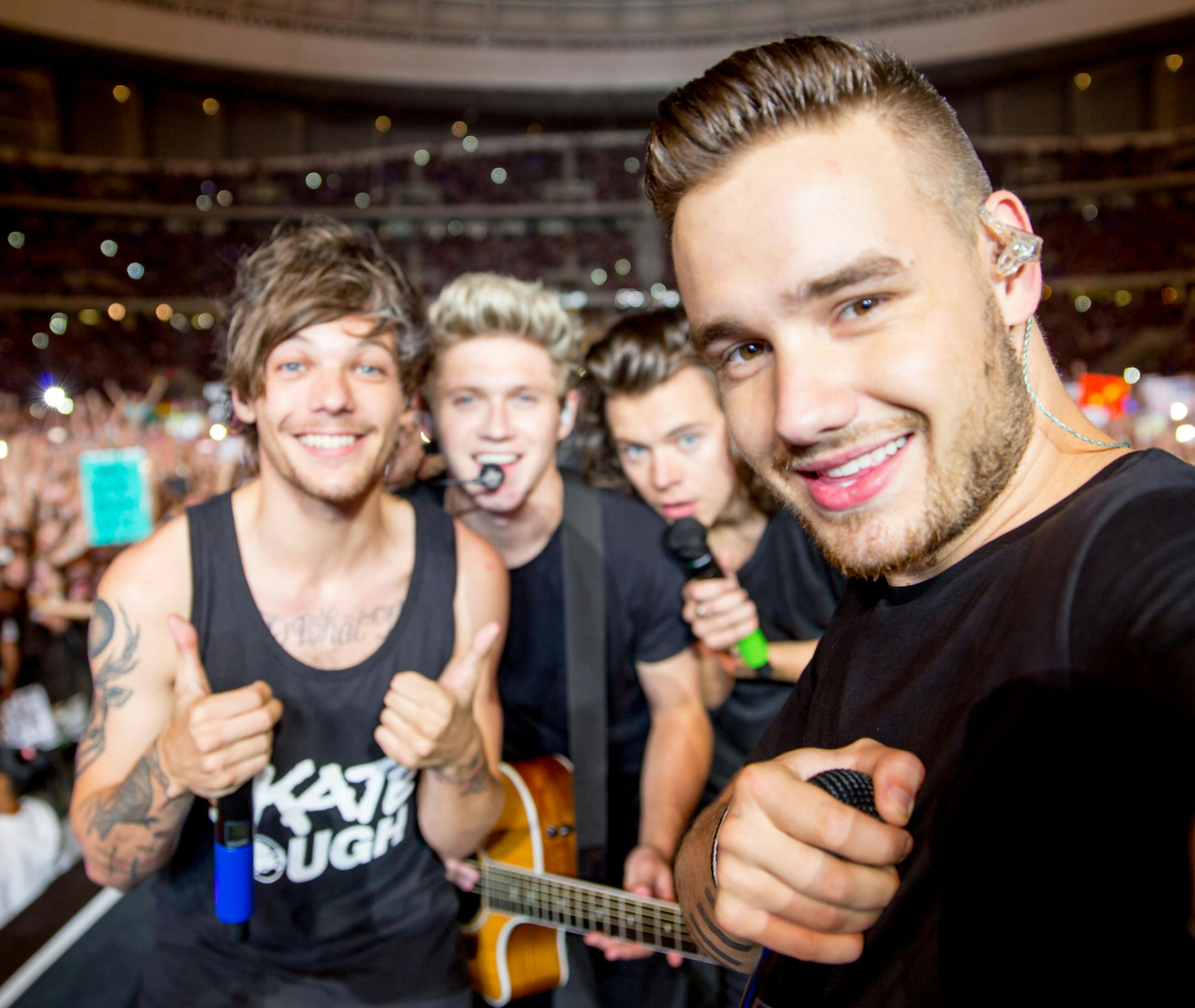 One Direction, from left:&#x2009; Louis Tomlinson, Niall Horan, Harry Styles and Liam Payne. Columbia Records