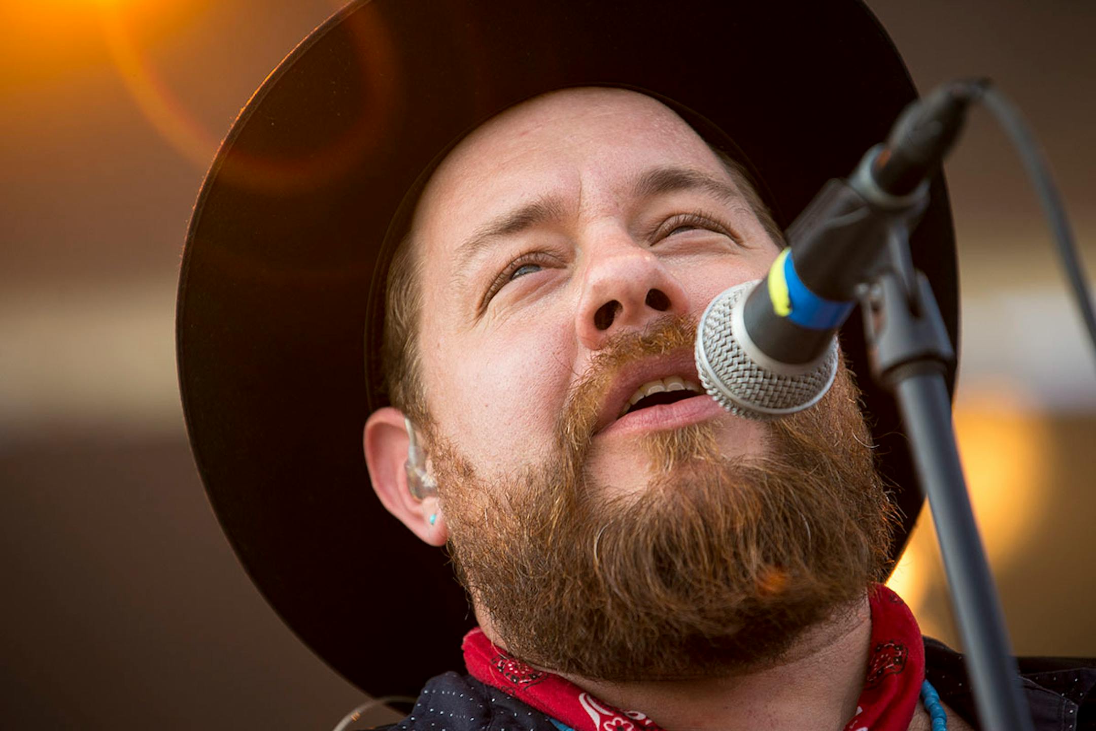 Nathaniel Rateliff performed with the Nigh Sweats Saturday at Rock the Garden.