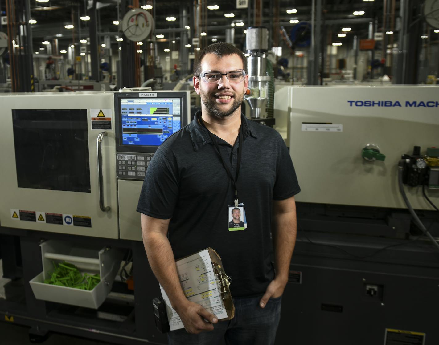 Mold technician apprentice Cody Zempel was photographed at his work station at the Protolabs Rosemount facility on Tuesday, Dec. 4, 2018. ] Aaron Lavinsky &#x2022; aaron.lavinsky@startribune.com Mold technician apprentice Cody Zempel was photographed at his work station at the Protolabs Rosemount facility on Tuesday, Dec. 4, 2018.