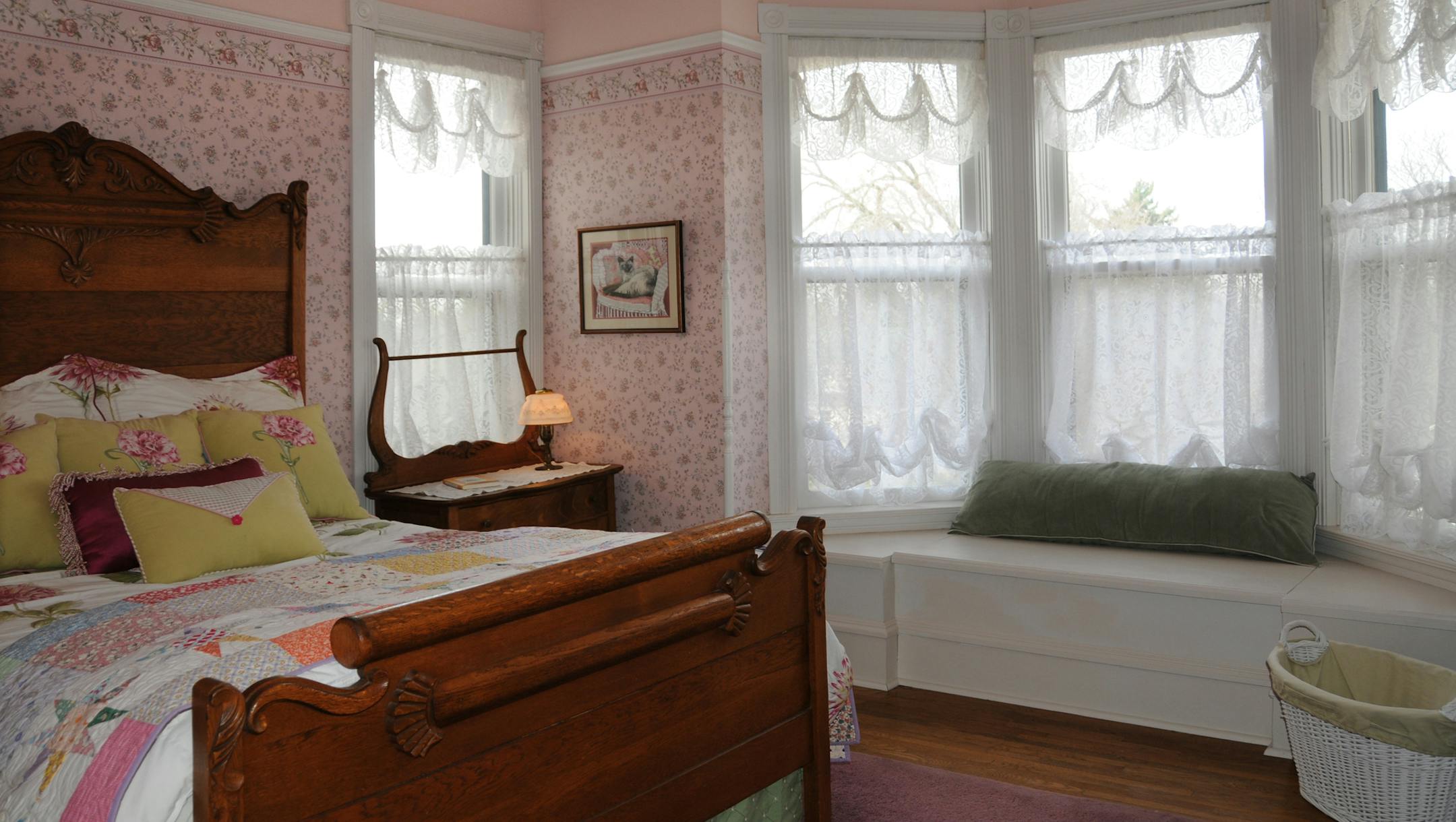 Bedroom in Victorian home in St. Anthony Park