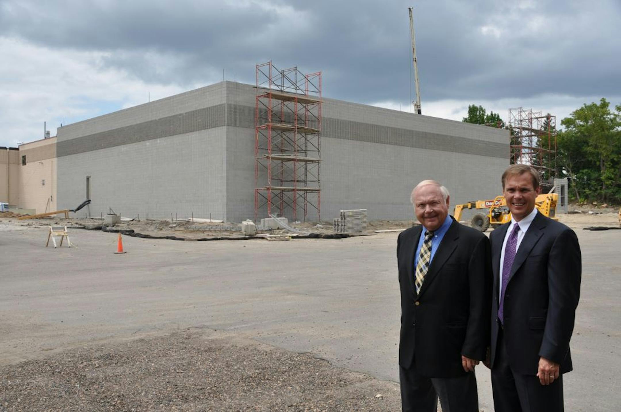 Jon Holt, left, and Rob Holt of Superior Radiator Coils at its Chaska plant.