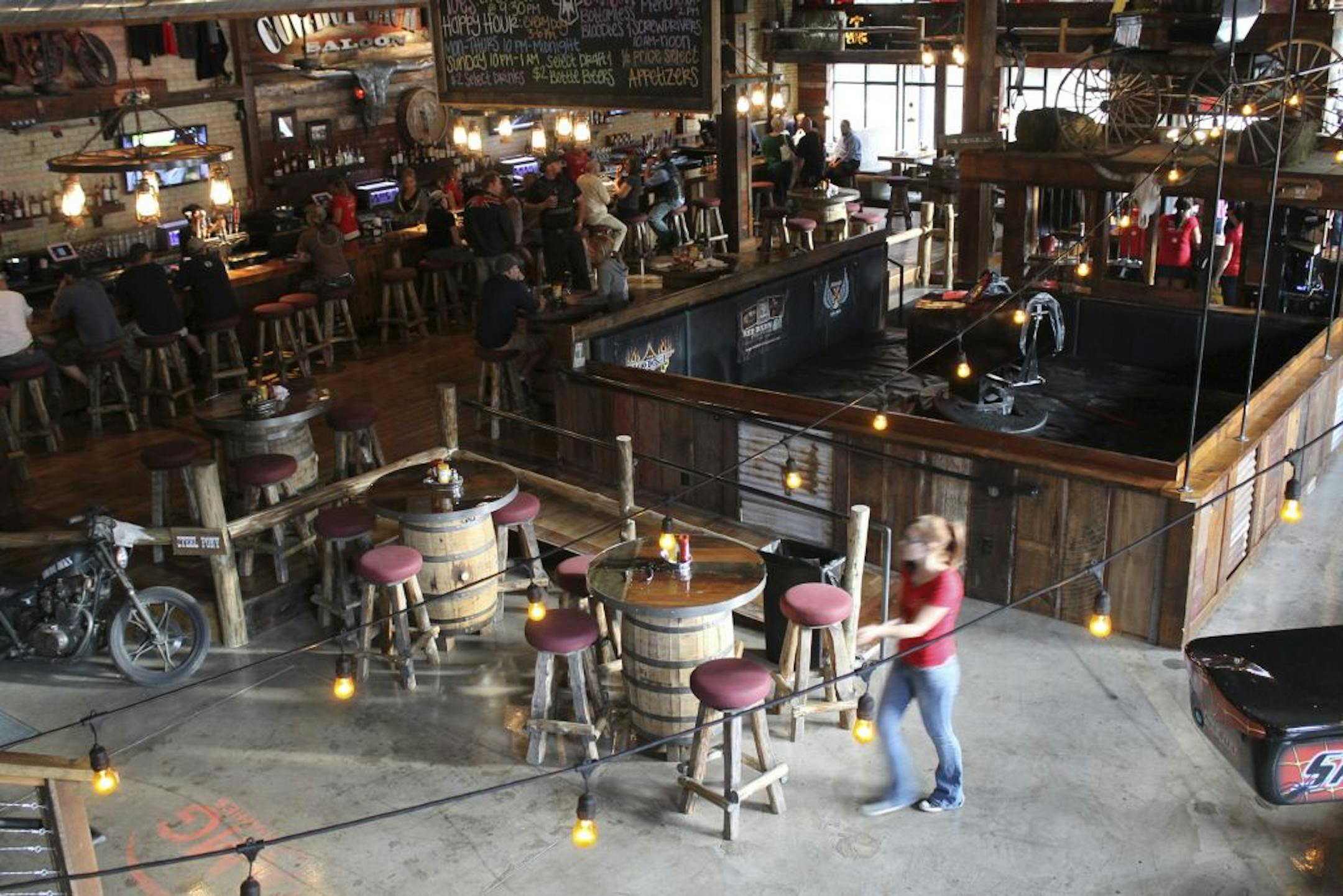 Inside the new Cowboy Jack's in downtown Minneapolis near Target Field.