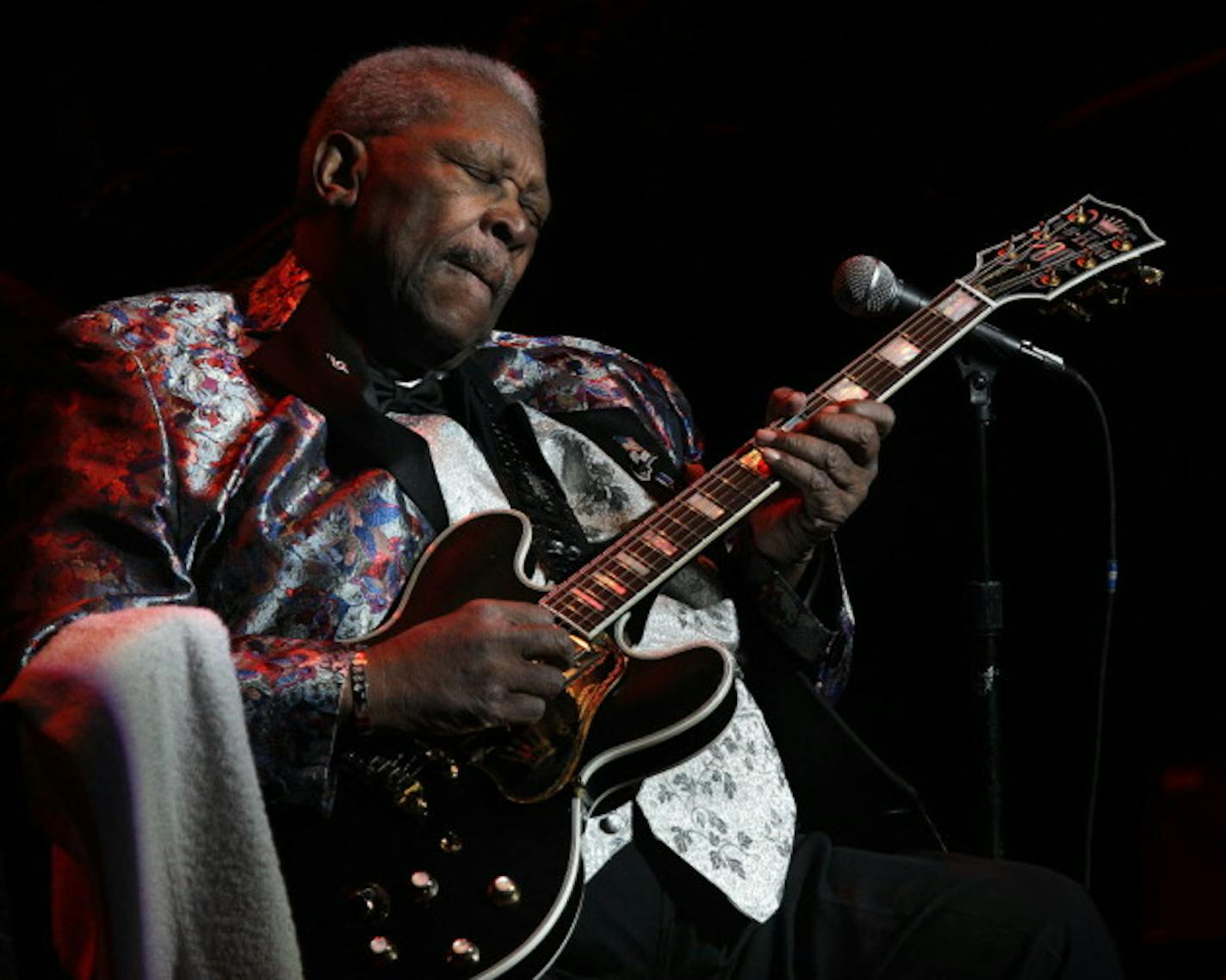 B.B. King in 2010/ Star Tribune photo by Tom Wallace