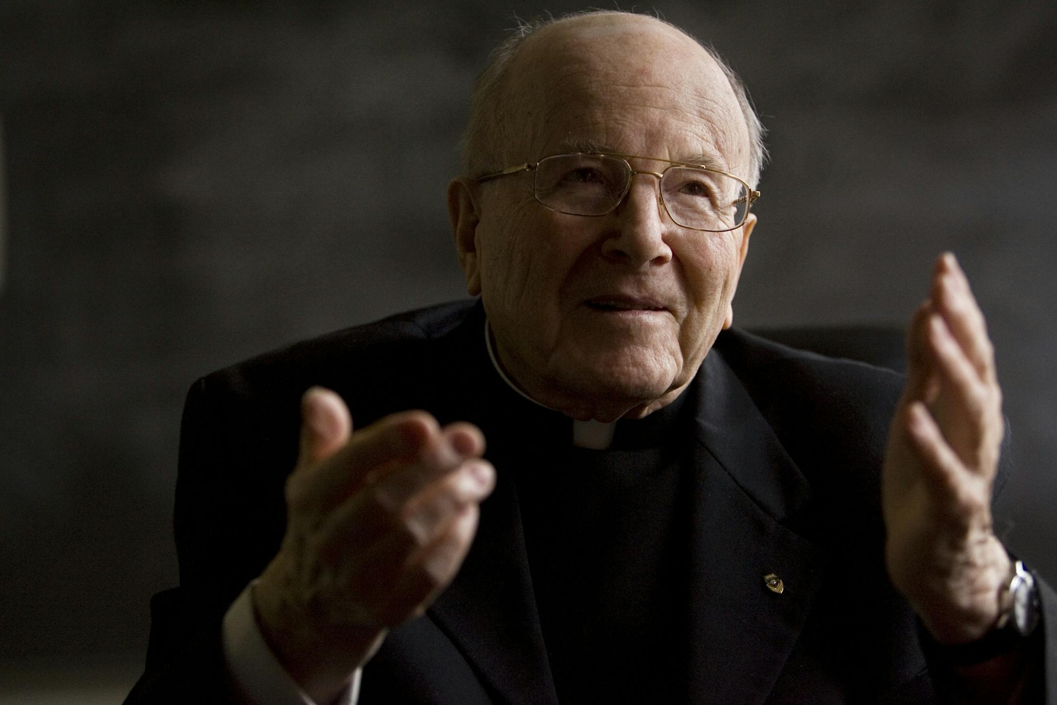 The Rev. James Lavin worked tirelessly for St. Thomas.