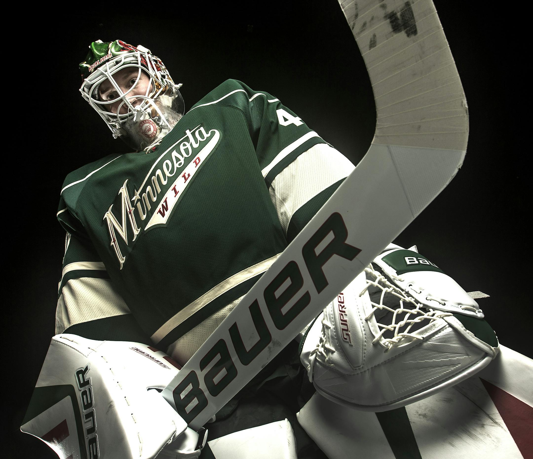 Minnesota Wild goalie Devan Dubnyk (40). ] CARLOS GONZALEZ cgonzalez@startribune.com - September 17, 2015, St. Paul, MN, Xcel Energy Center, NHL, Minnesota Wild
