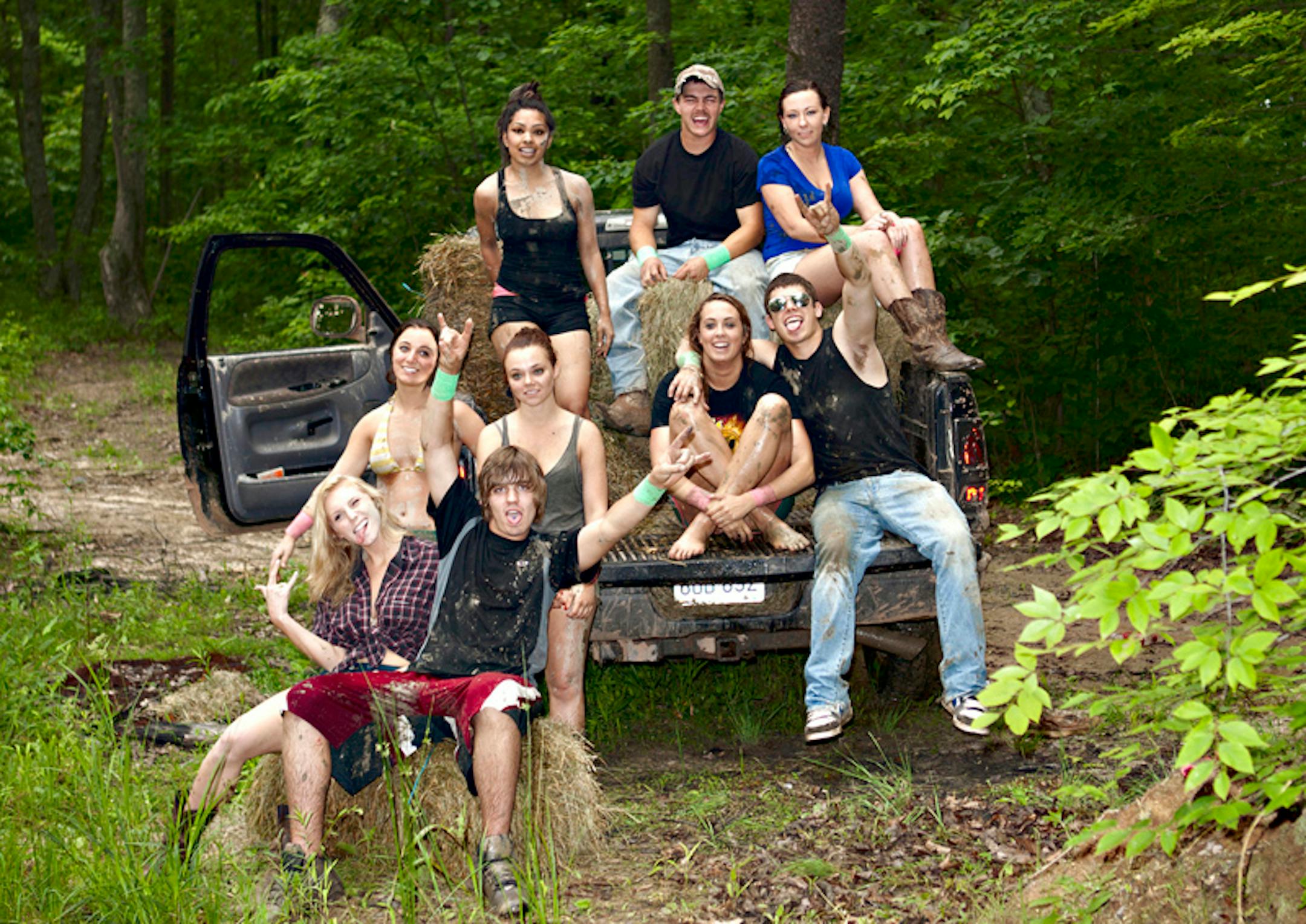 The cast of MTV's new series "Buckwild."
