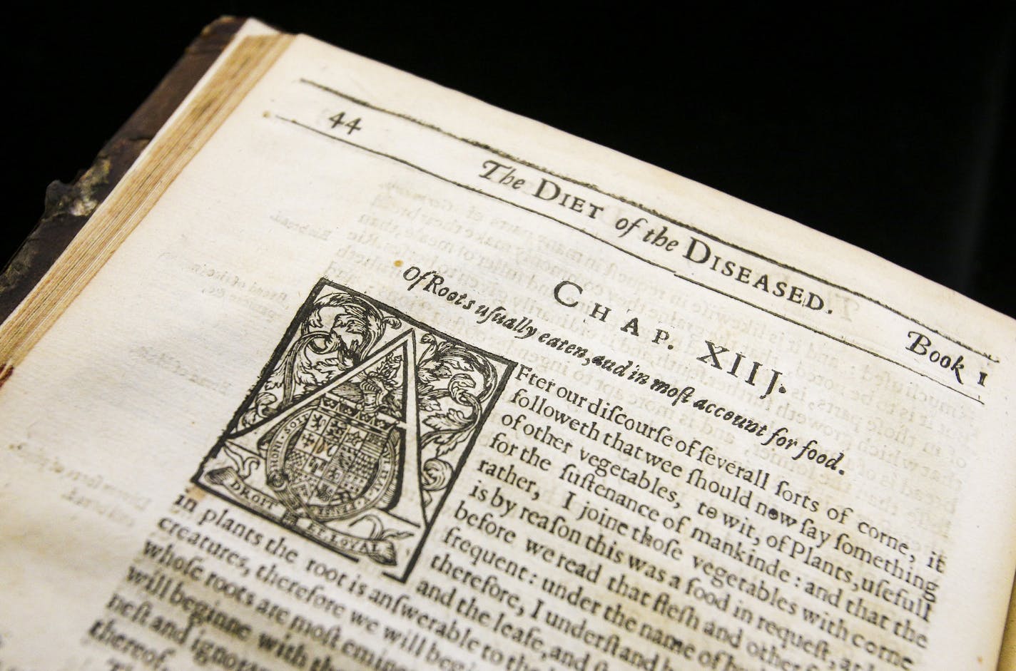 James Hart of Northampton's 1633 work "The Diet of the Diseased" was a three-book set aiming to describe and prescribe "whole matter and nature of diet for those in health, but especially for the sicke."