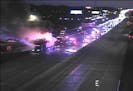All lanes open on I-94 in Maplewood as charred semi removed