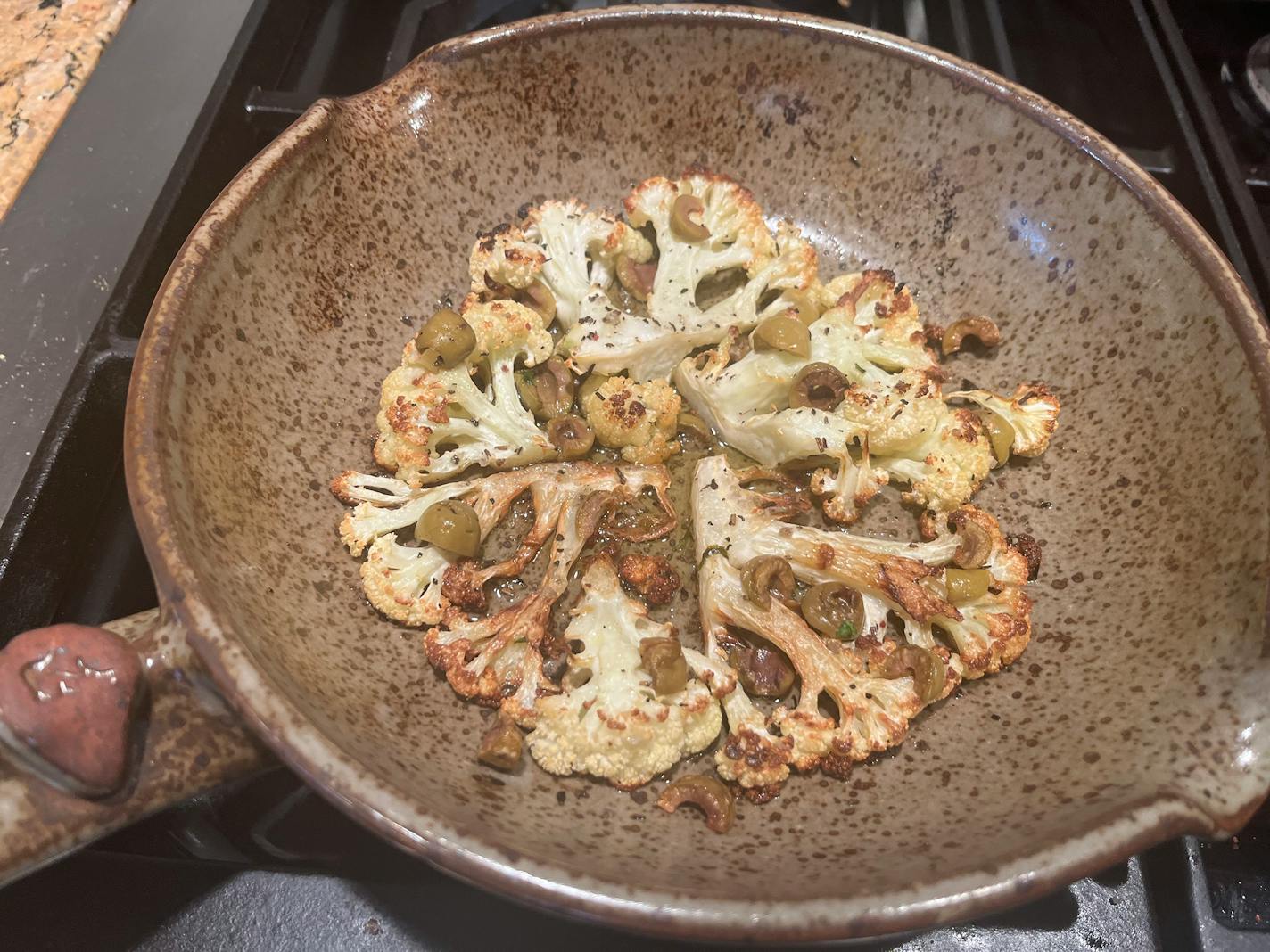 Cauliflower is pan-roasted and finished in the oven using a Flameware pan before being served with bright chermoula and spiced yogurt. Photo and recipes by Beth Dooley, special to the Star Tribune