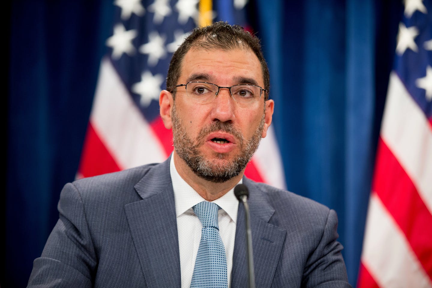 Andy Slavitt, shown in 2016, is the founder of the nonprofit advocacy group United States of Care and a former Twin Cities health care executive who also served as acting director of the federal Centers for Medicare and Medicaid. In other words, the wrong person for telemarketers for a shady insurance company to call.