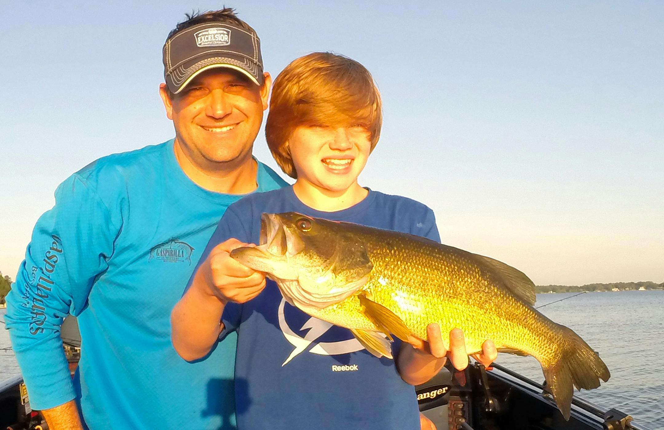 John "Kolt" Ringer with his son TJ from a day on Lake Minnetonka.