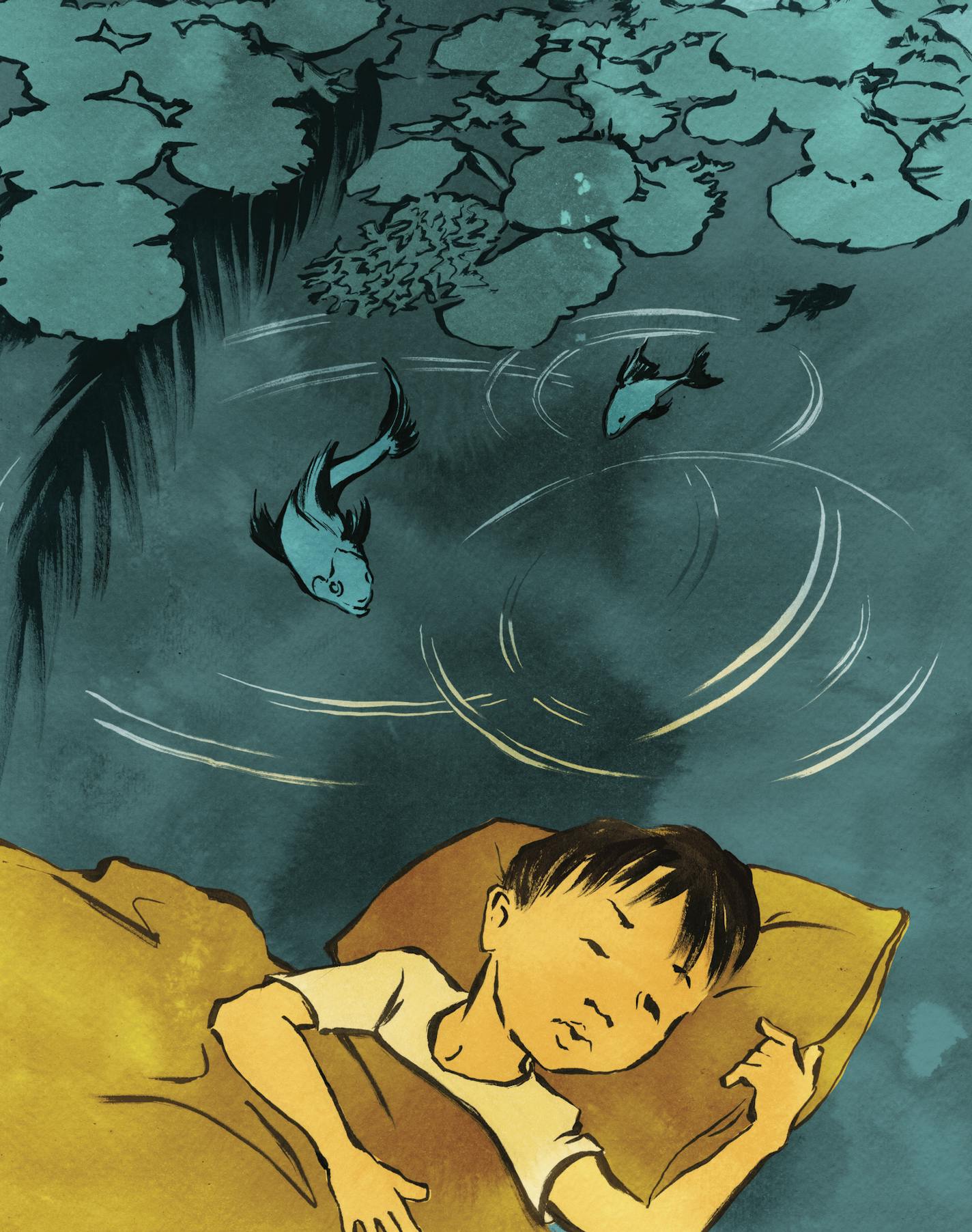 From, &#x201c;A Different Pond,&#x201d; by Bao Phi, illustrated by Thi Bui, published by Capstone