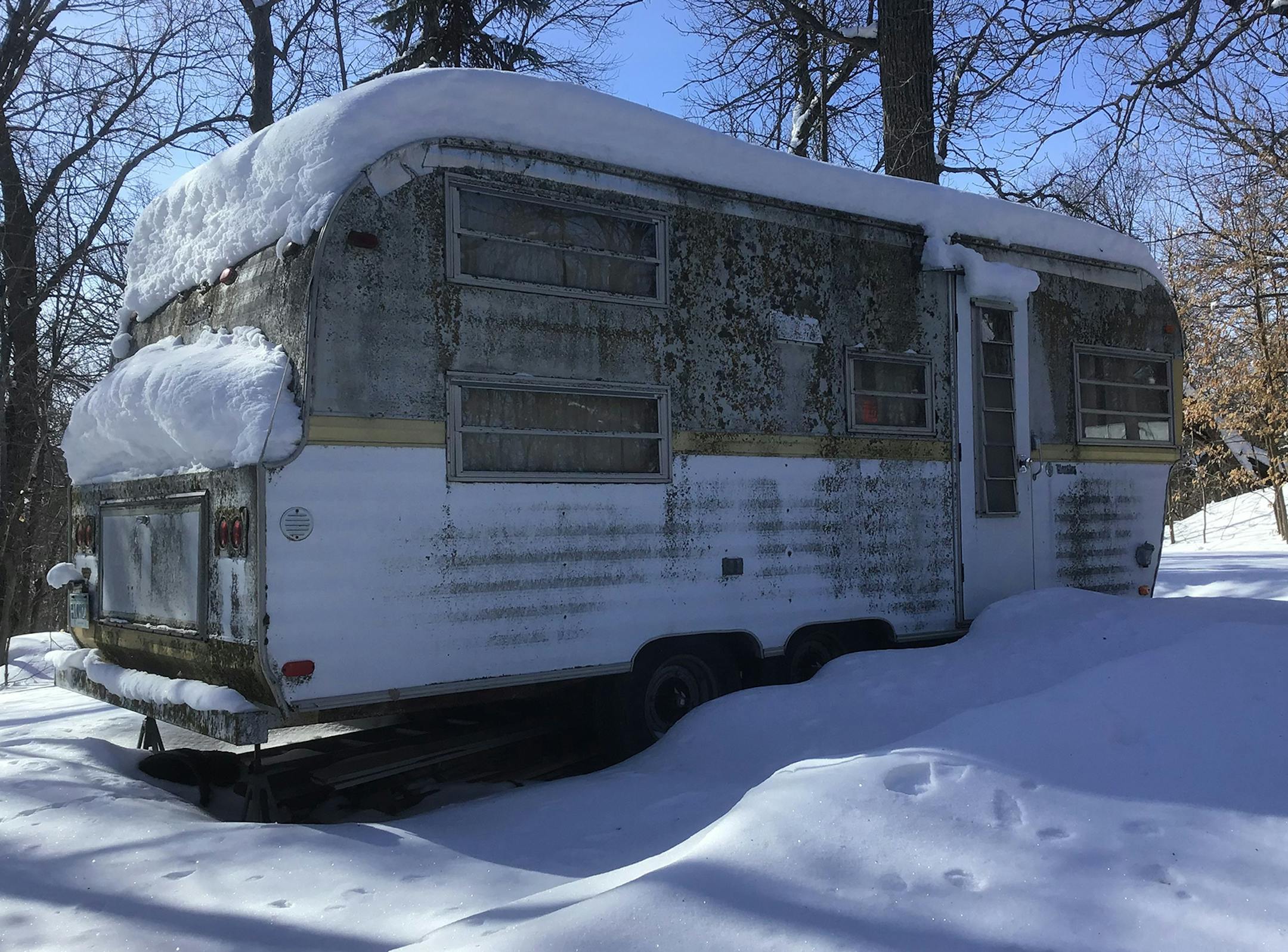 It's not much to look at, but the Blau family hideaway has worked for years.