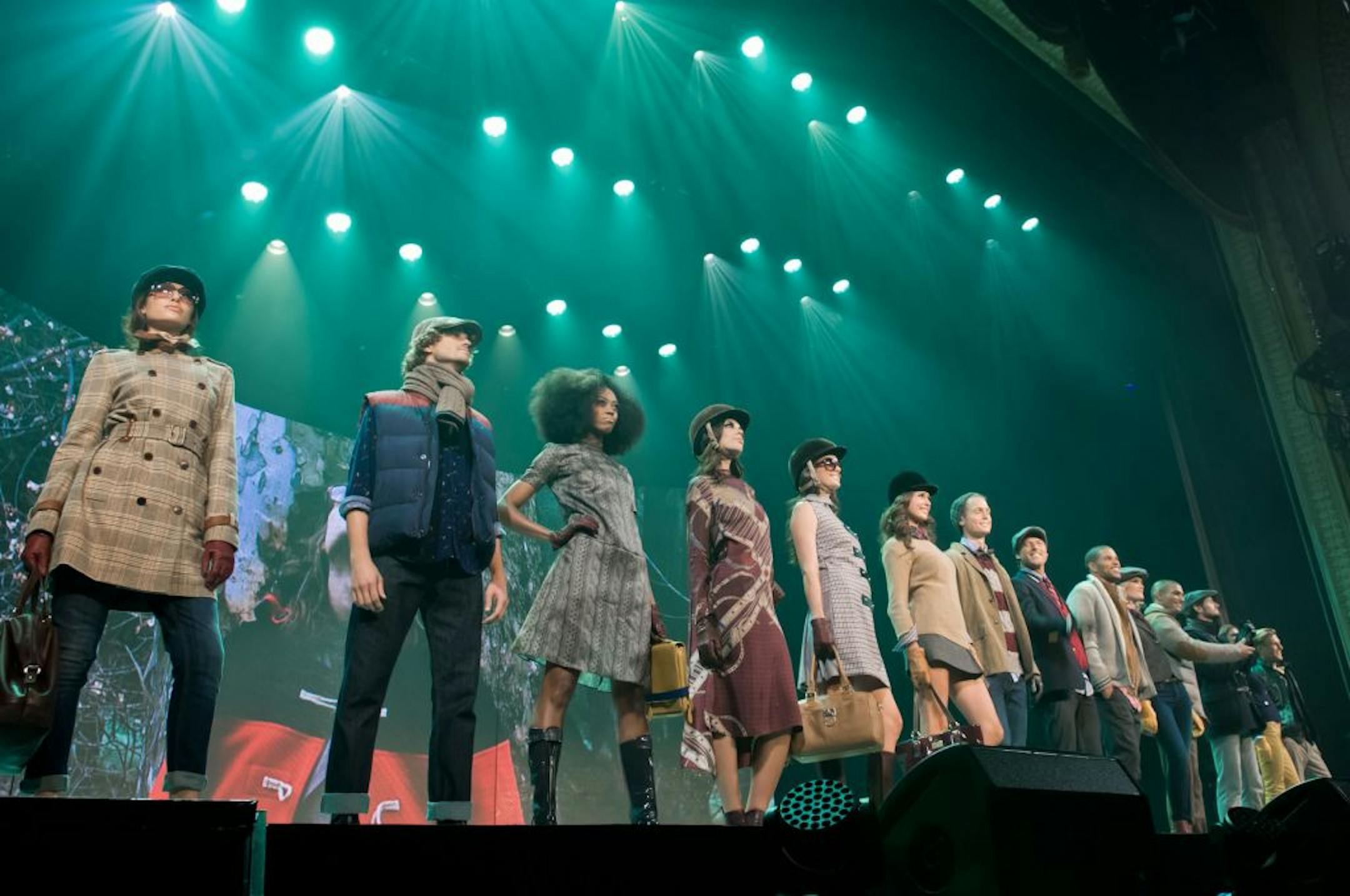 Photo by Ellen Dahl Lawson; Runway models at Glamorama