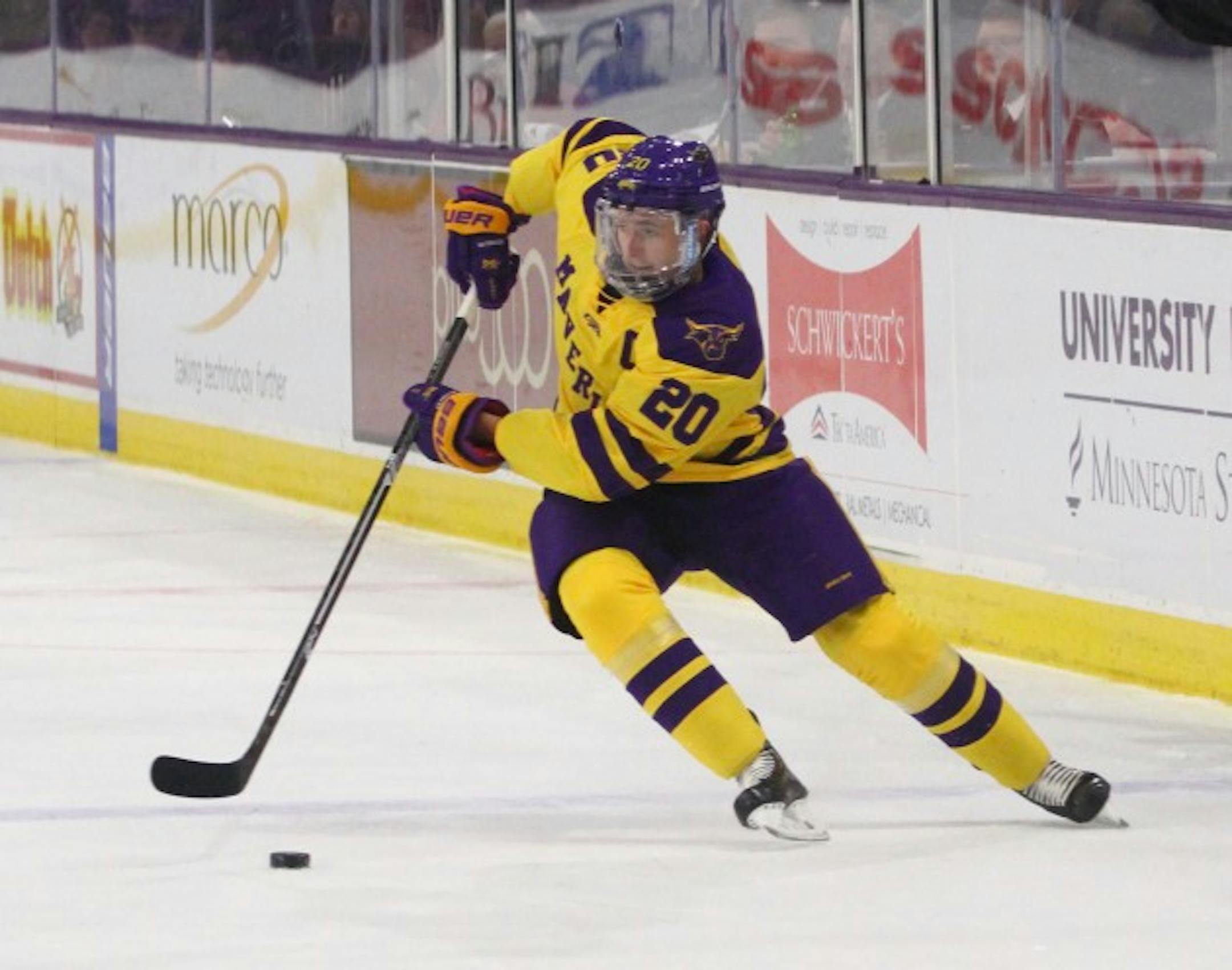 Minnesota State Mankato's Marc Michaelis had 71 goals and 91 assists in his college career.