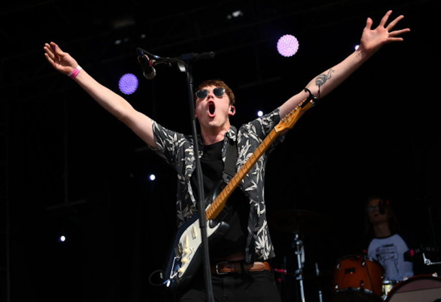 Jake Luppen of Hippo Campus embraced summer in Minnesota last year at Rock the Garden. / Aaron Lavinsky, Star Tribune