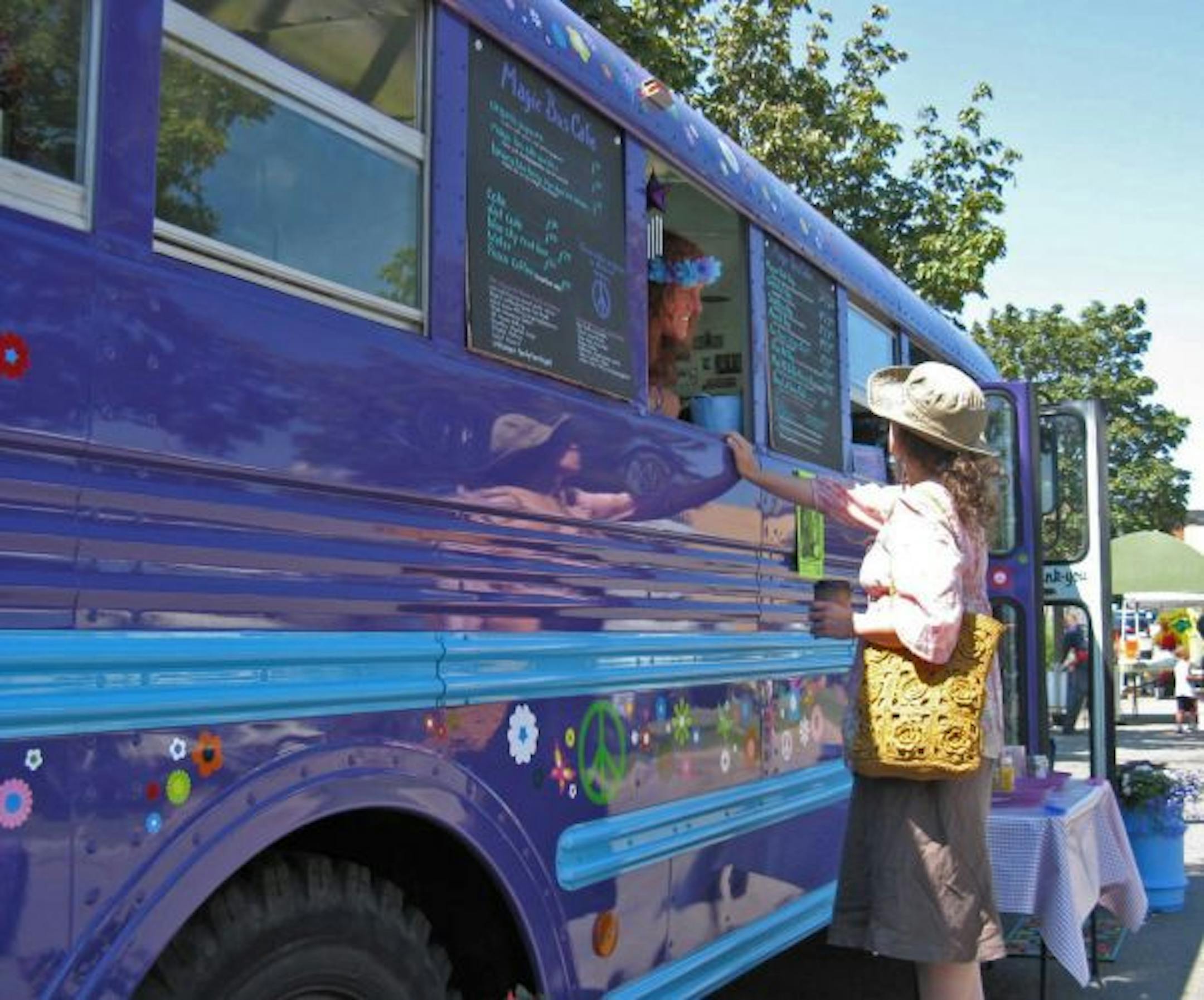 Magic Bus Cafe, at the Midtown Farmers Market