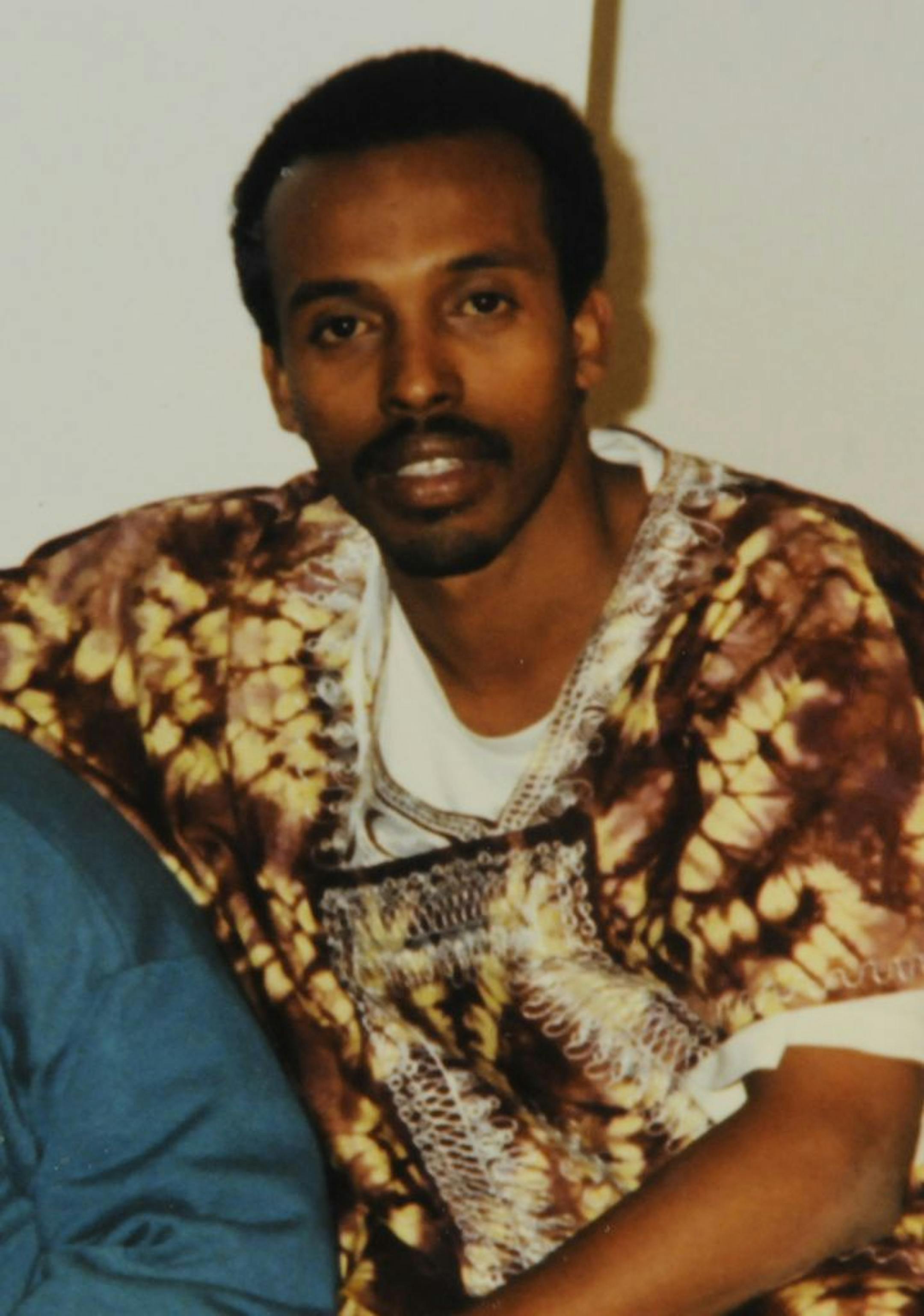 FILE - This undated file family photo made available by his family in Minneapolis shows Mahamud Said Omar. The Somali man, accused of helping finance fighters for the terror group al-Shabab, asked a judge pretrial hearing Monday, Sept. 24, 2011, to let him out of jail before his trial, saying he has a "sickness of the devil" and needs a traditional healer because he is seeing ghosts.