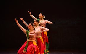 Katha Dance Theatre will showcase the kathak dance form's precise footwork and graceful hand gestures at the "Time Piece" performance at Park Square t