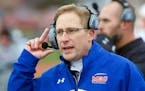 First half Macalester College defeats Illinois College - coach Tony Jennison 30-27 in the Midwest Division championship football game Saturday 15 Nove