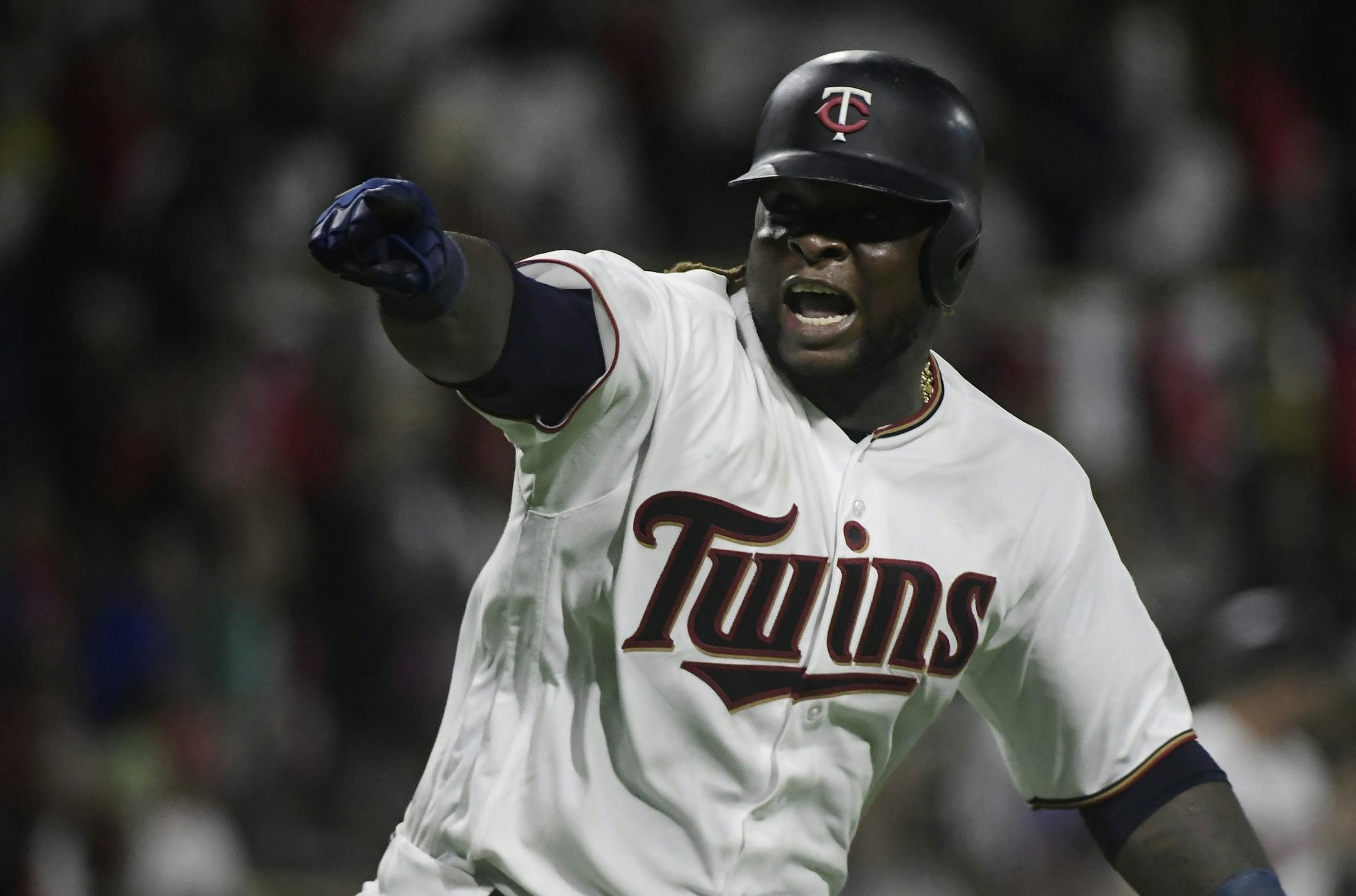 Twins third baseman Miguel Sano was out of the lineup for a second consecutive game Sunday because of a sore left hamstring.