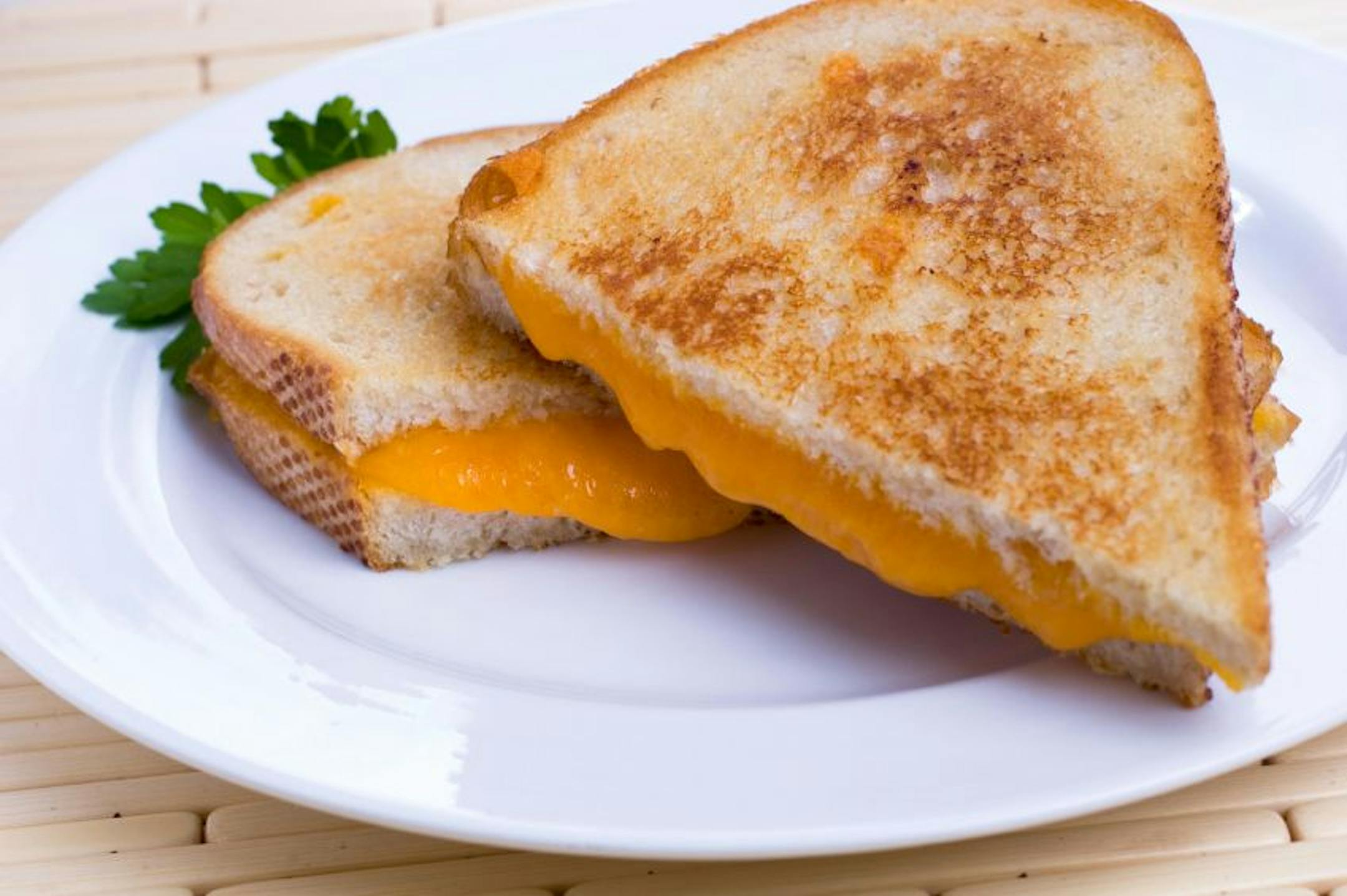 The classic grilled cheese sandwich.