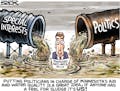 Sack cartoon: Politics and pollution