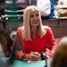 Ivanka Trump spoke to the press in Duluth Pack in Canal Park in Duluth in July. She was joined by U.S. Secretary of the Interior David Bernhardt and U