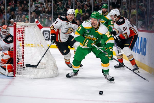 Wild surrender another late lead in loss to Ducks