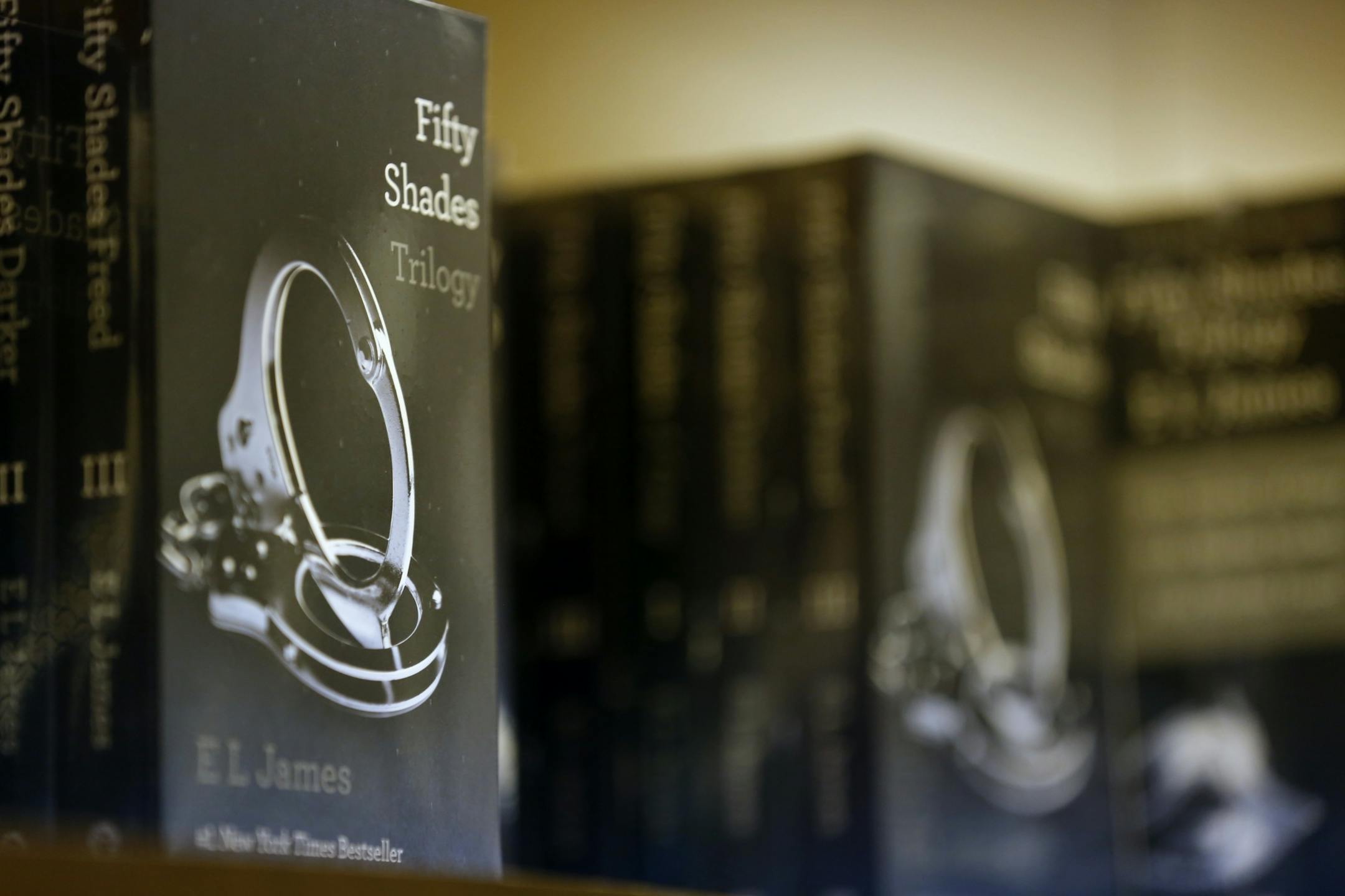 At the Barnes and Noble in the Edina Galleria shopping mall, E.L. James fans lined up to see the author of the Fifty Shades Trilogy.