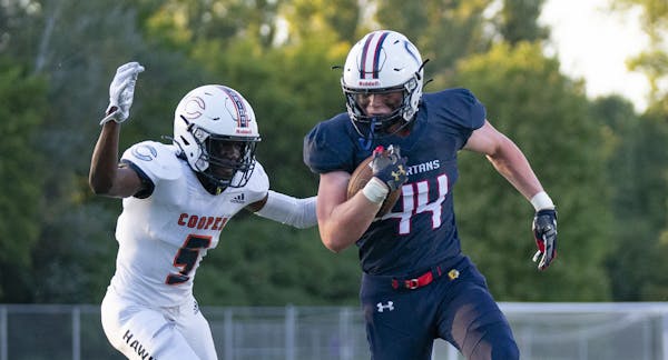 Brady McPherson and his Orono teammates are undefeated this season heading into Friday’s game against Totino-Grace.