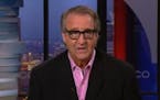 Mark Rosen, giving an update to viewers last month on his wife's battle with cancer.