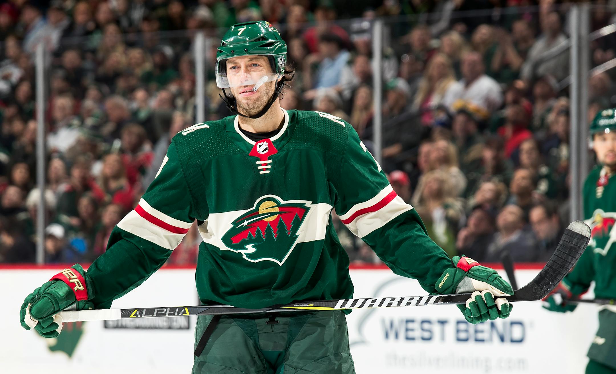 Matt Cullen, with the Wild in 2018