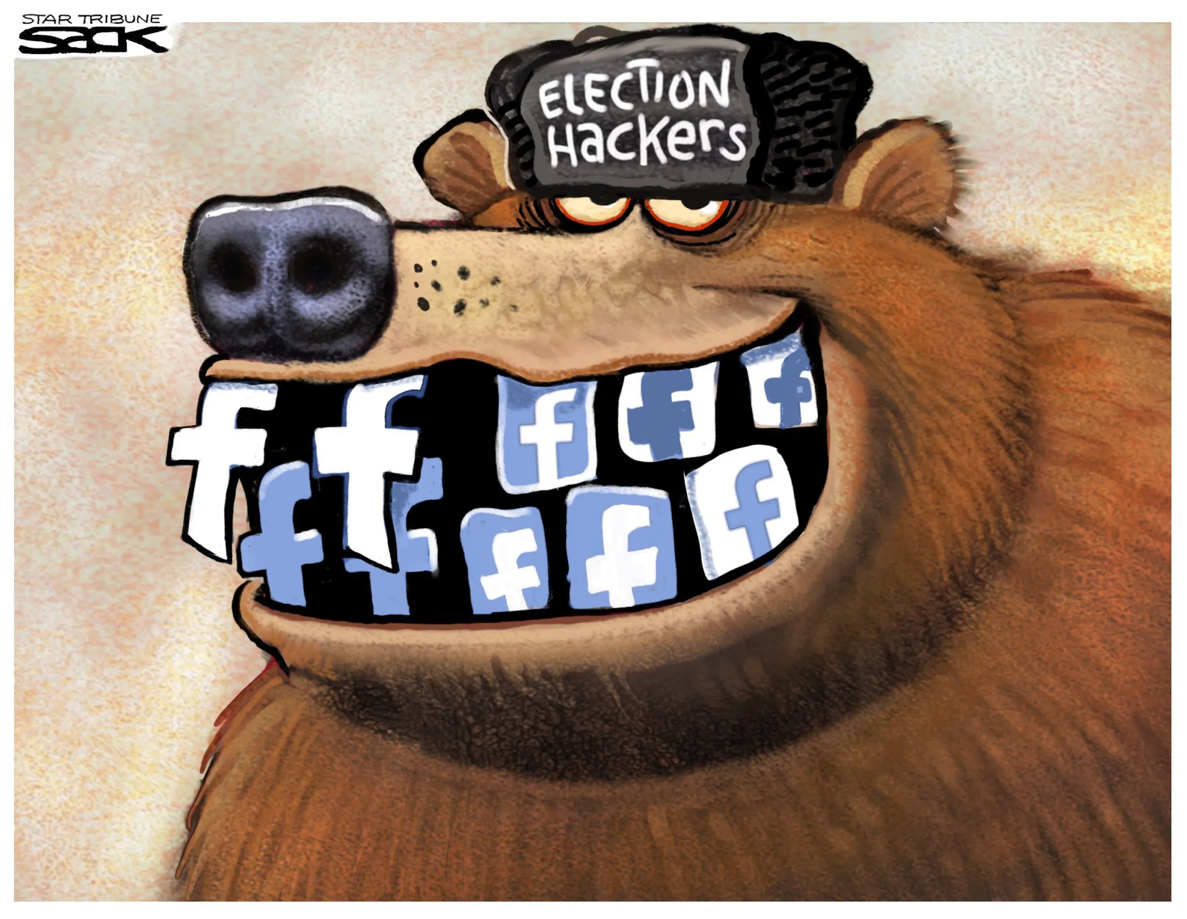 Sack cartoon: Appetite for destruction