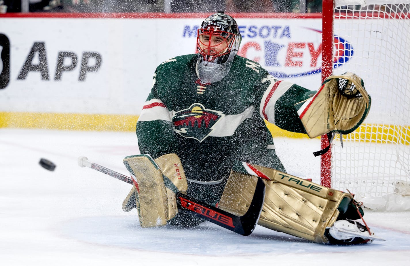 Minnesota Wild goalie Marc Andre Fleury (29) Tuesday, April 26, at Xcel Energy Center in St. Paul, Minn. ] CARLOS GONZALEZ • carlos.gonzalez@startribune.com