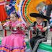 Children and dancers ride on the Los Alegres Bailadores float during the Cinco de Mayo parade in West Saint Paul on Saturday, May 5, 2018.
