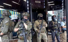 Masked law enforcement officers raided Las Cuatro Milpas restaurant in Minneapolis on Tuesday. “I’m sorry if people are offended by them wearing m