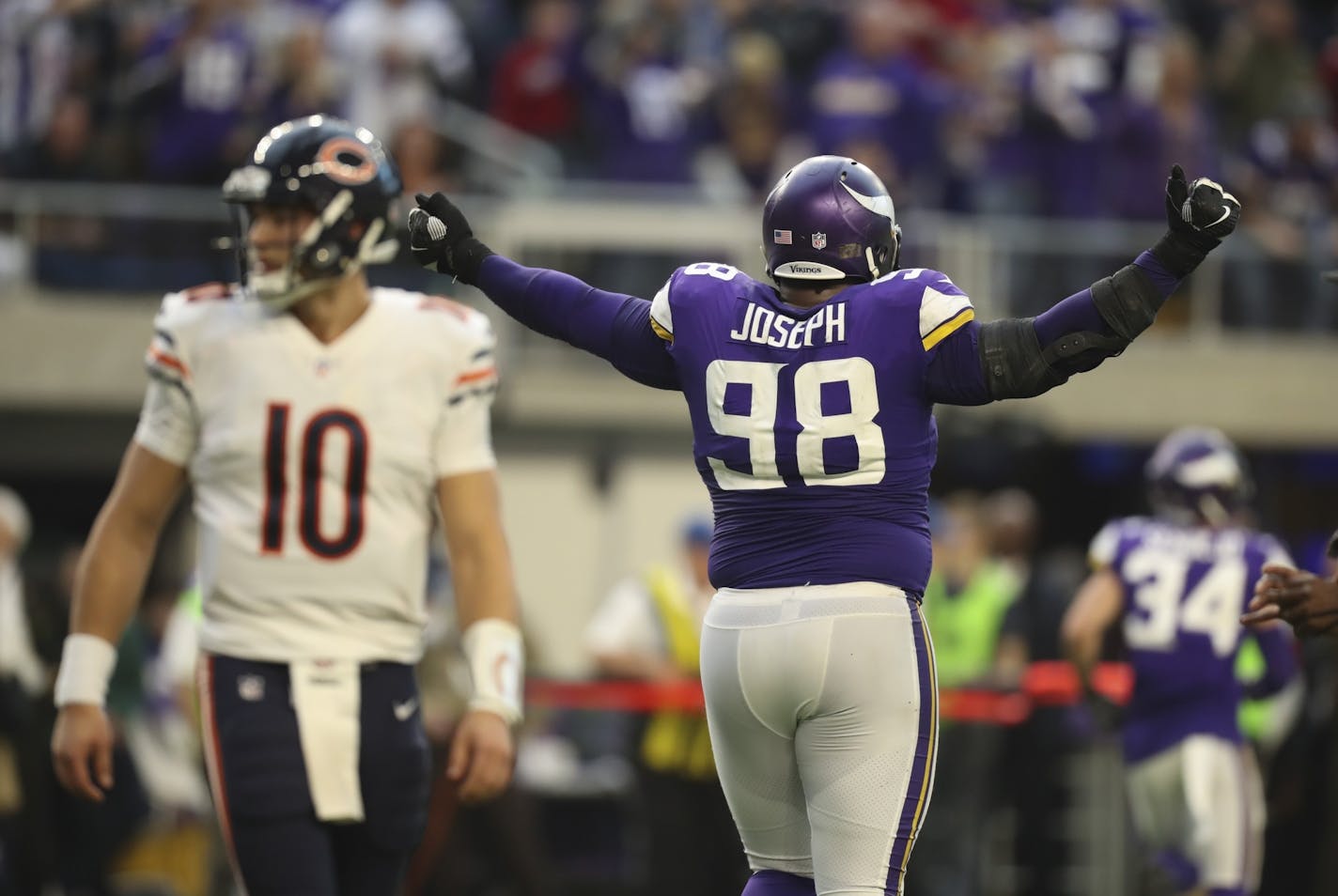 Vikings defensive tackle Linval Joseph