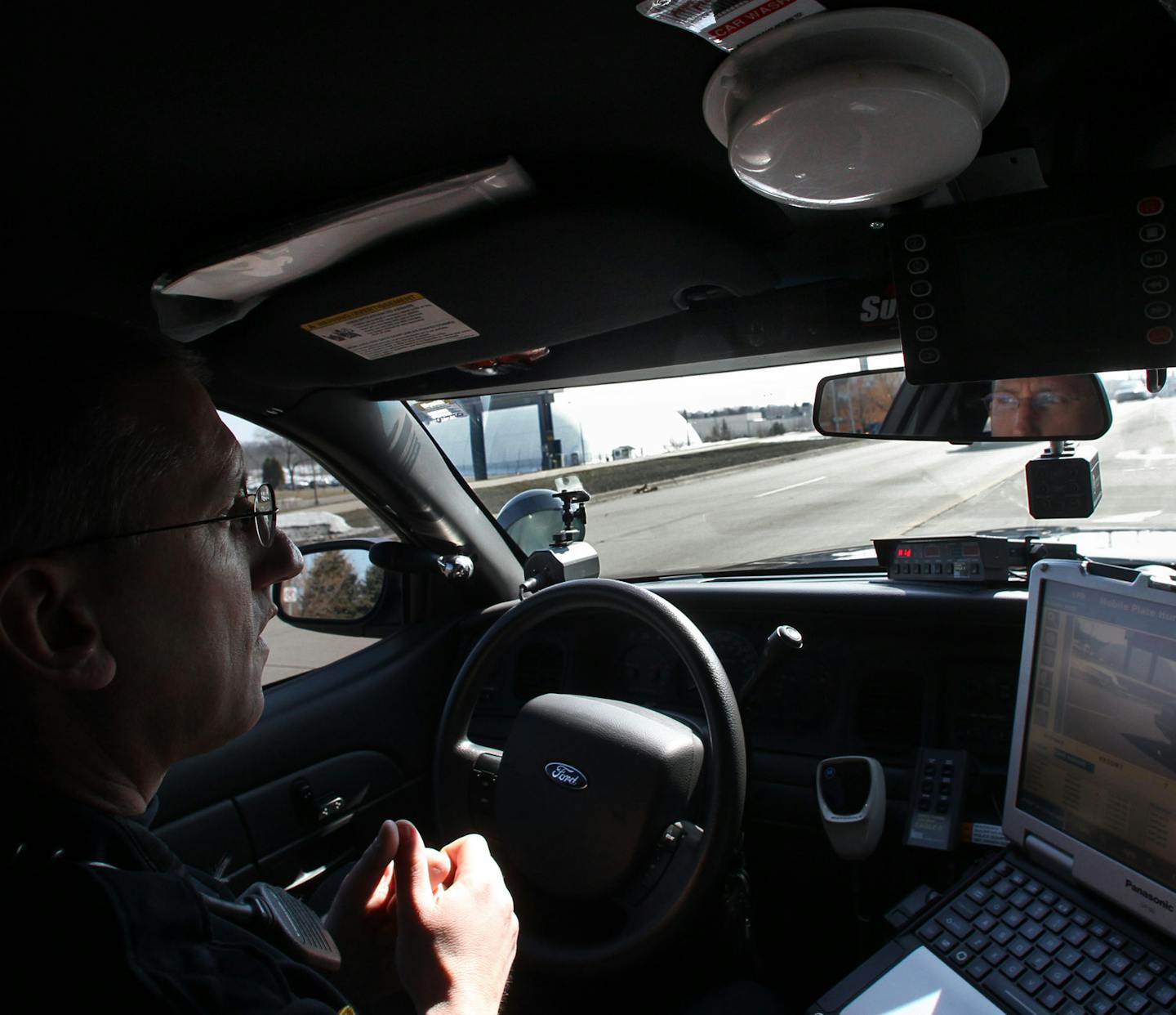 JIM GEHRZ &#x201a;&#xc4;&#xa2; jgehrz@startribune.com Maplewood/March 18, 2011/1:30 PM The Maplewood Police Department has acquired a $20,000 License Plate Ready System, which consists of a camera that photographs license plates and then compares them with those in a database of stolen vehicles. Police are alerted when a stolen vehicle shows up. About 200 vehicles are stolen in Maplewood each year. IN THIS PHOTO :] Maplewood police officer Steven Hiebert looked for stolen vehicles as well as tho