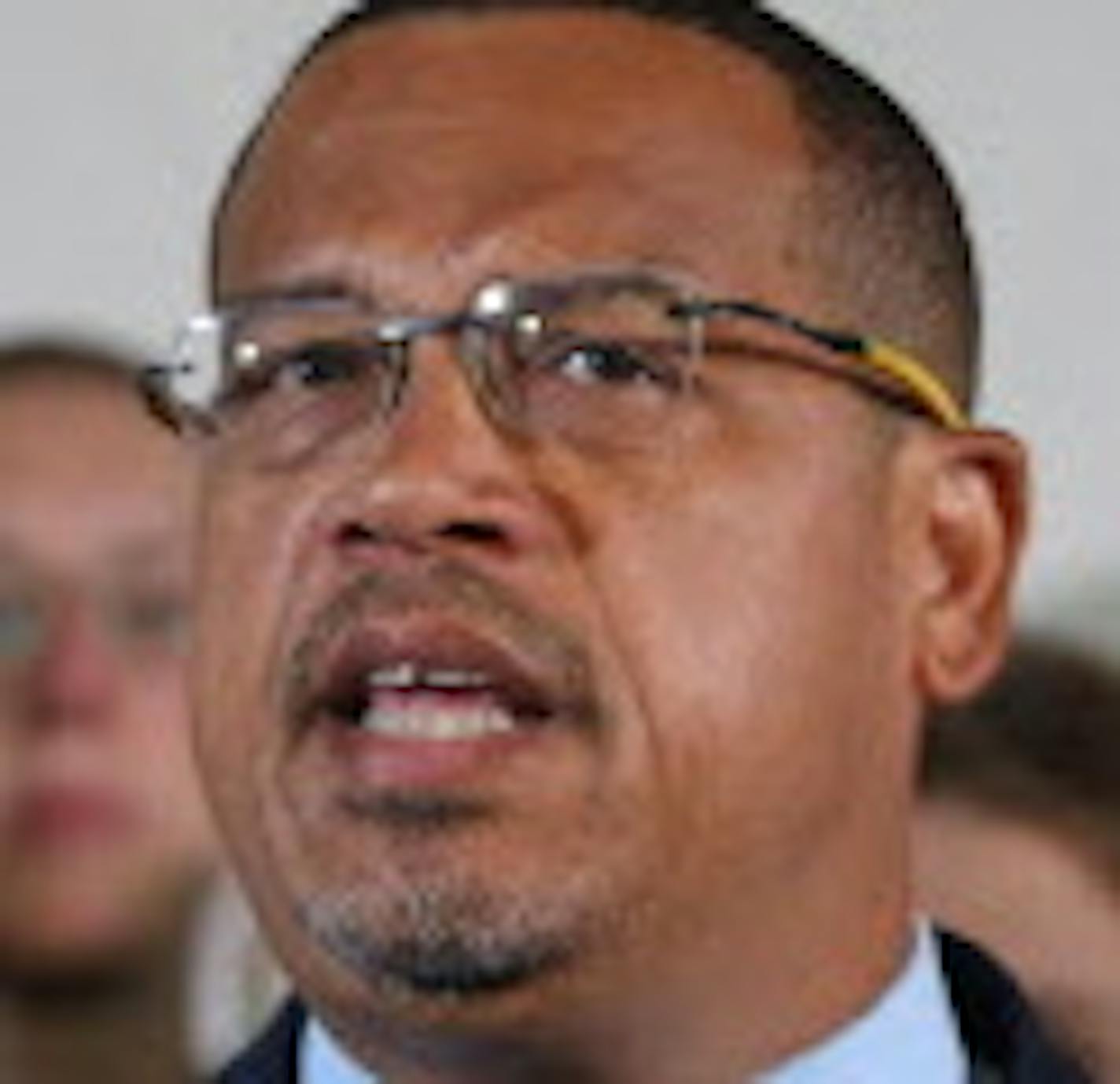 Representative Keith Ellison spoke at the press conference expresses his strong disapproval of the decision and the policy in general. ] ALEX KORMANN &#x2022; alex.kormann@startribune.com Two dozen people from different groups in Minnesota came together for a press conference hosted by CAIR on Tuesday following the Supreme Court decision to uphold President Trump's travel ban. Speakers included attorneys, professors of law from the University of Minnesota, Congressmen and leaders of muslim activ