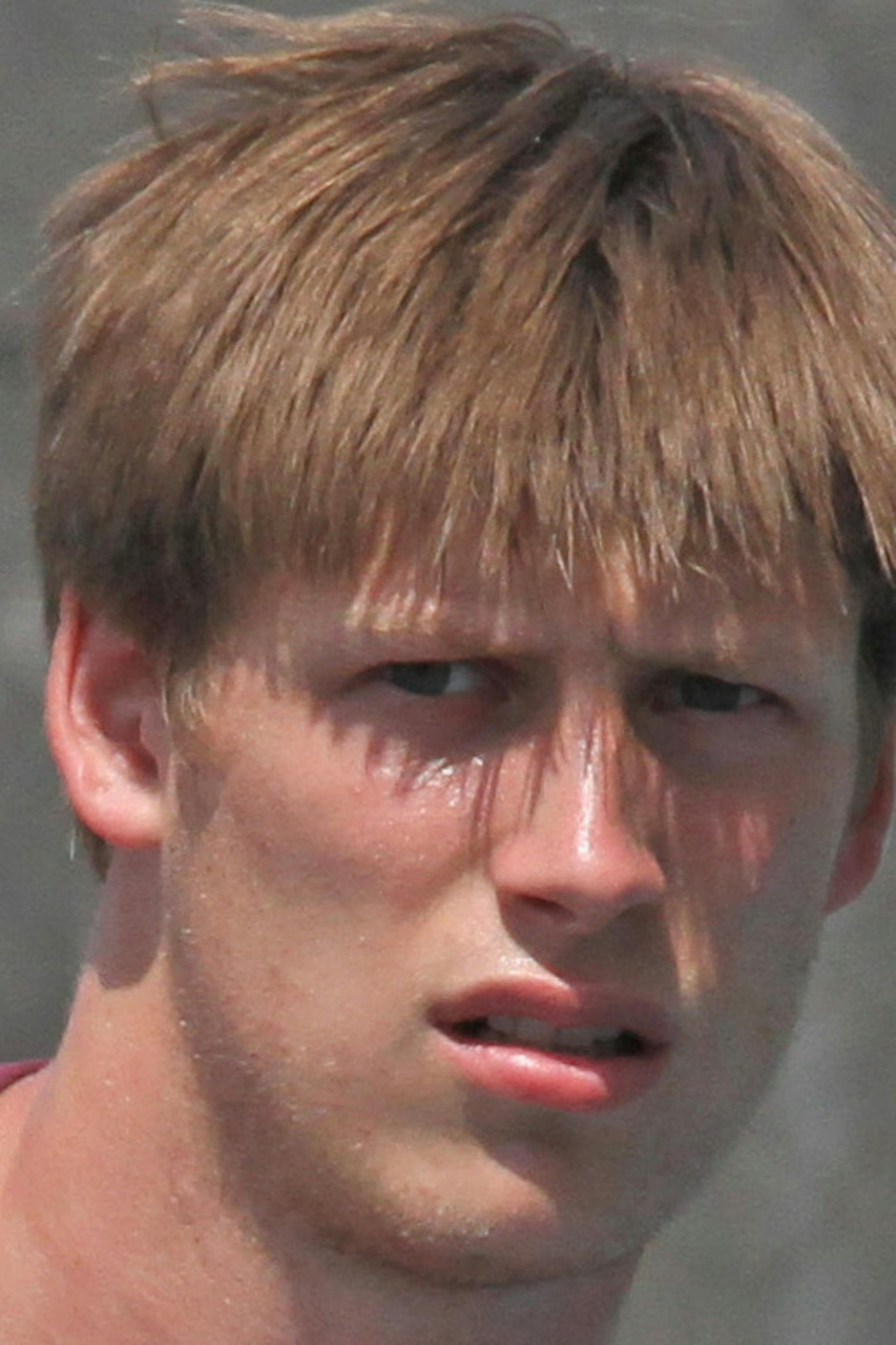 University of Minnesota Men's Tennis Team Leandro Toledo returned a volley during practice on 5/7/13.] Bruce Bisping/Star Tribune bbisping@startribune.com Leandro Toledo, Rok Bonin/source. ORG XMIT: MIN1305071613410768