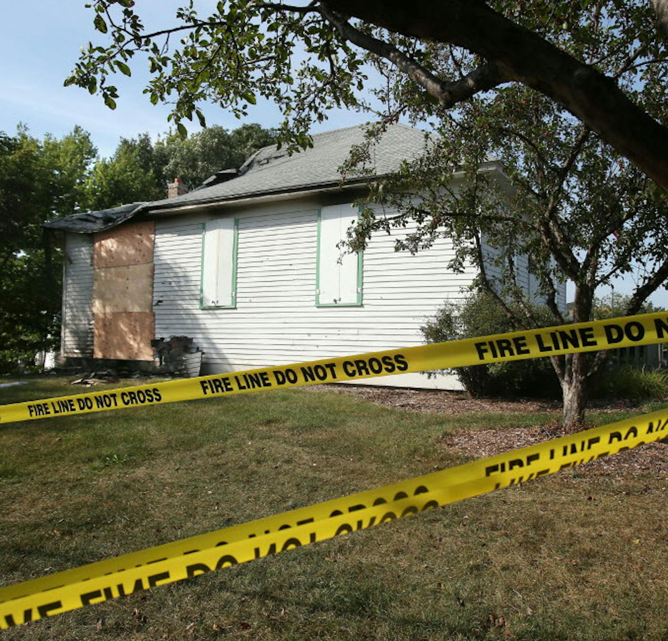 Star Tribune file Eagan's historic town hall was damaged in a suspicious fire in September.